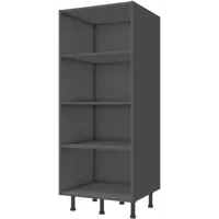 Изображение товара Каркас для кухонного шкафа-полуколонны 60x138x56 см ДСП цвет серый Изображение товара Каркас для кухонного шкафа-полуколонны 60x138x56 см ДСП цвет серый