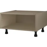 Изображение товара Каркас для напольного кухонного шкафа 60x26x56 см ДСП цвет бежевый Изображение товара Каркас для напольного кухонного шкафа 60x26x56 см ДСП цвет бежевый