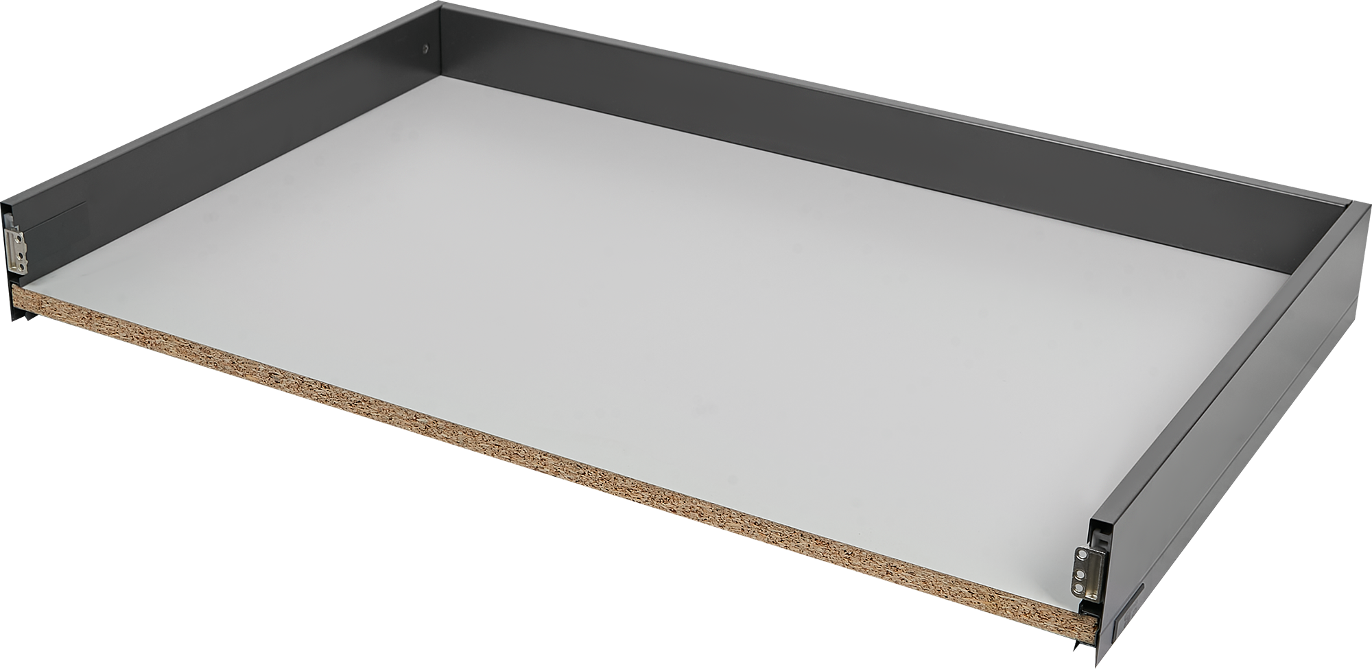 Изображение товара Выдвижной ящик Flowbox 80x10.4x50 см антрацит с плавным закрыванием