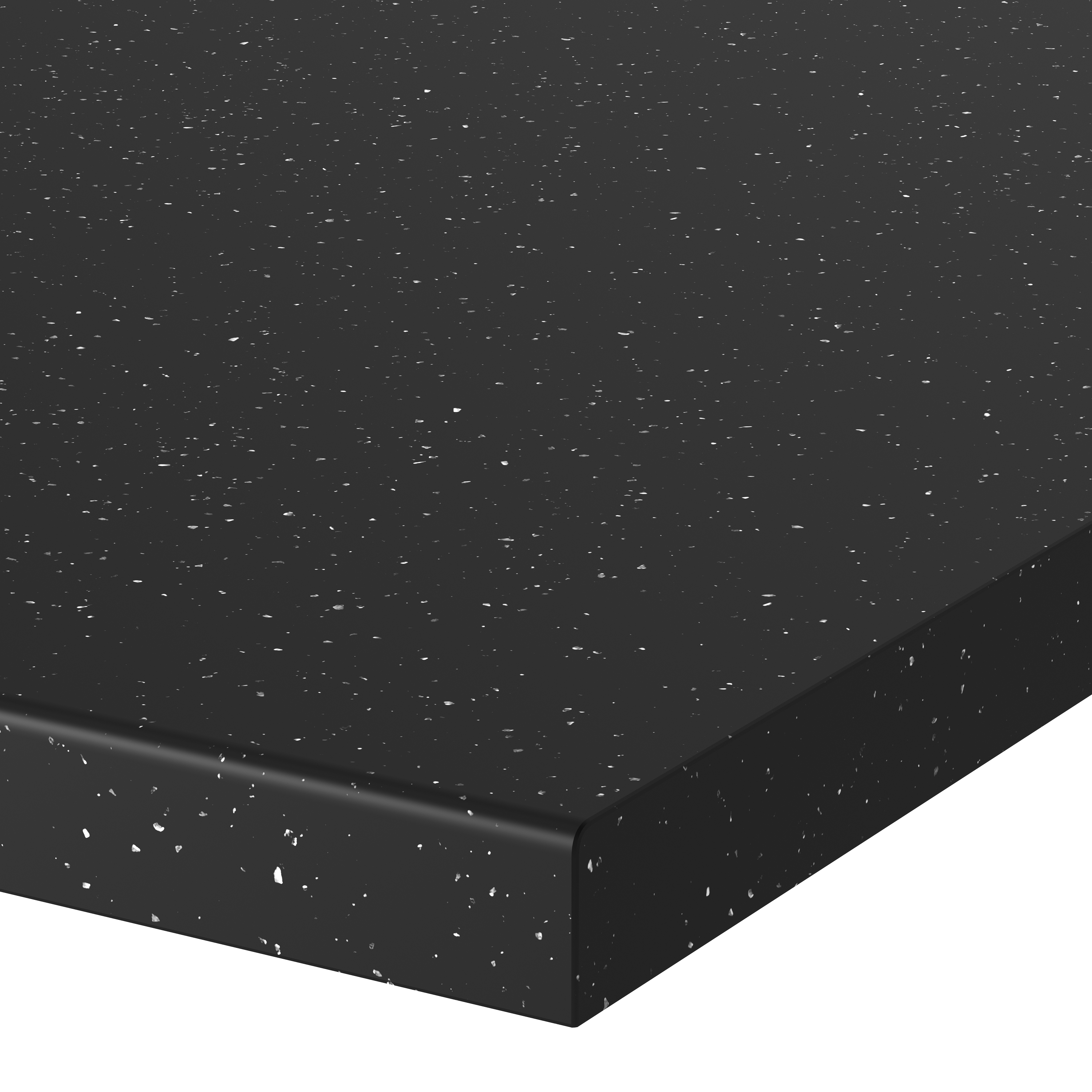 Изображение товара Столешница Найт 240x60x2 см искусственный камень цвет чёрный