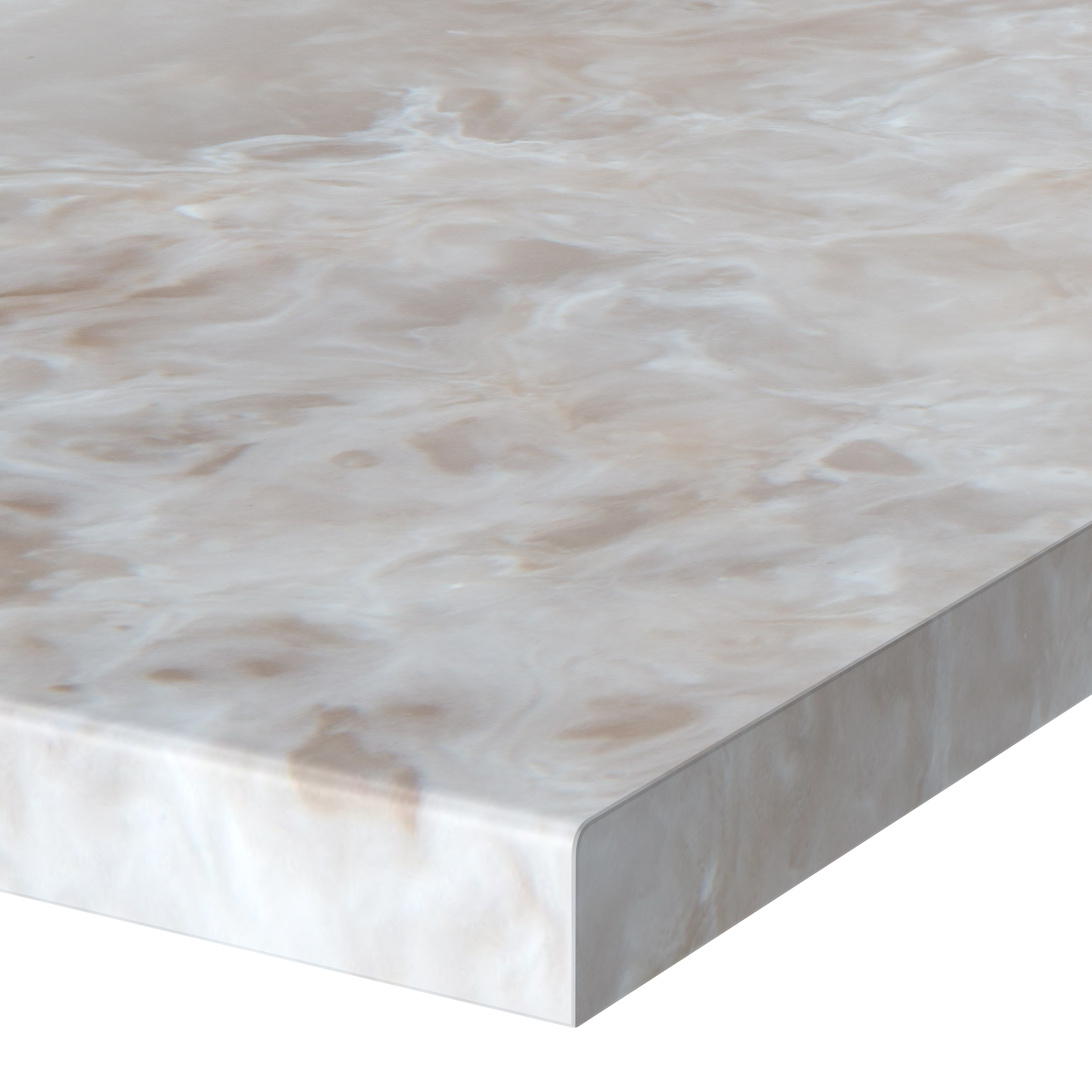 Изображение товара Столешница Раффиа 240x60x2 см искусственный камень цвет бежевый