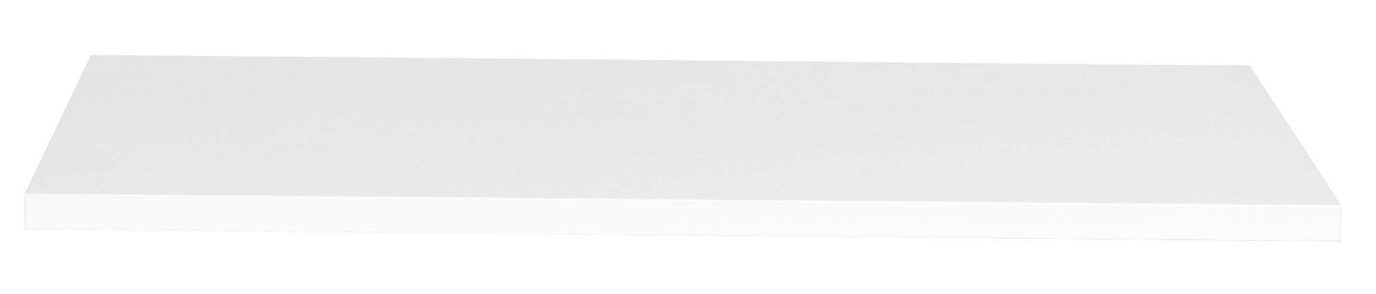 Изображение товара Полка для шкафа Konsensa 60x33x3.1 см ЛДСП белая надежная и регулируемая