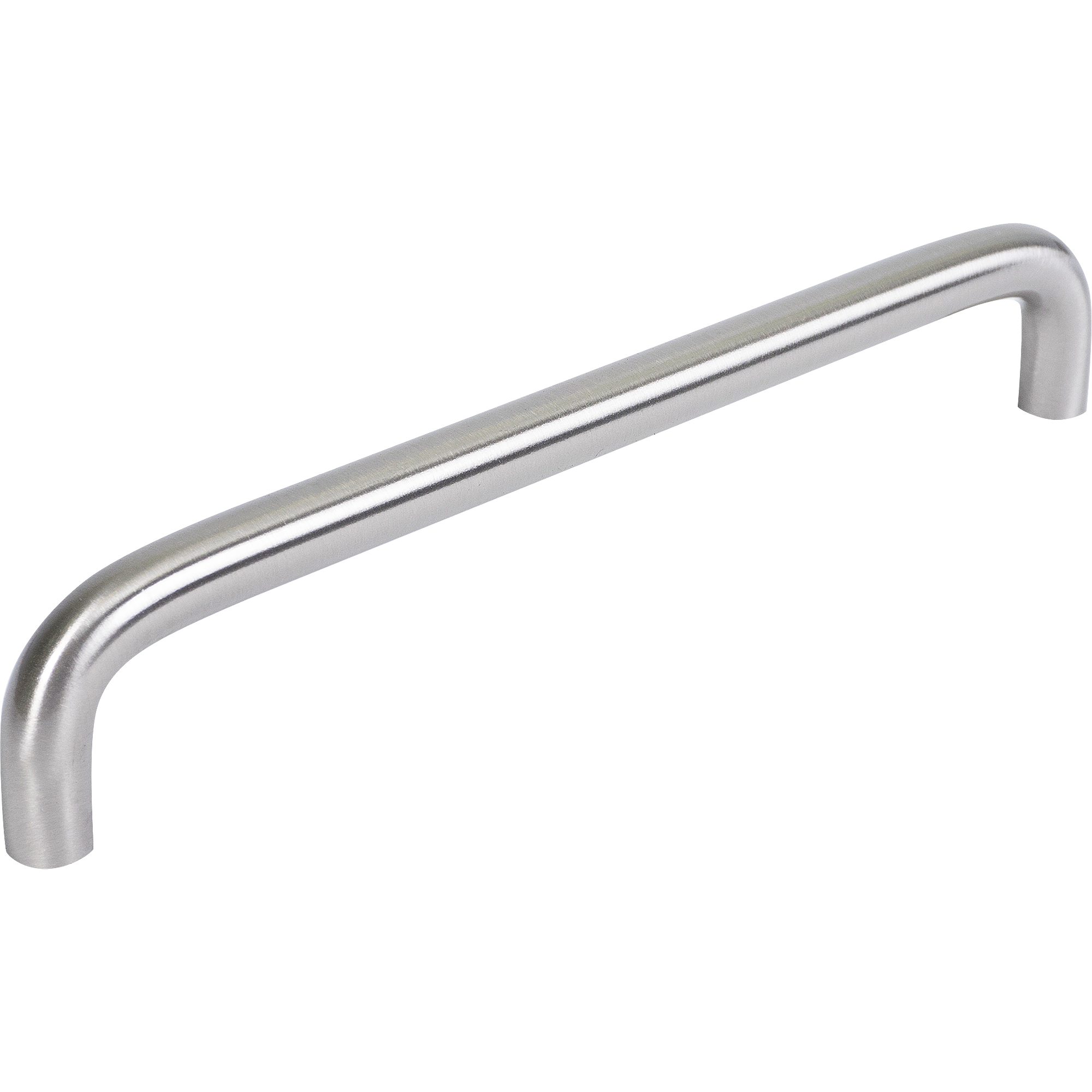 Изображение товара Мебельная ручка-скоба Jet никель 160 мм серый цвет для мебели