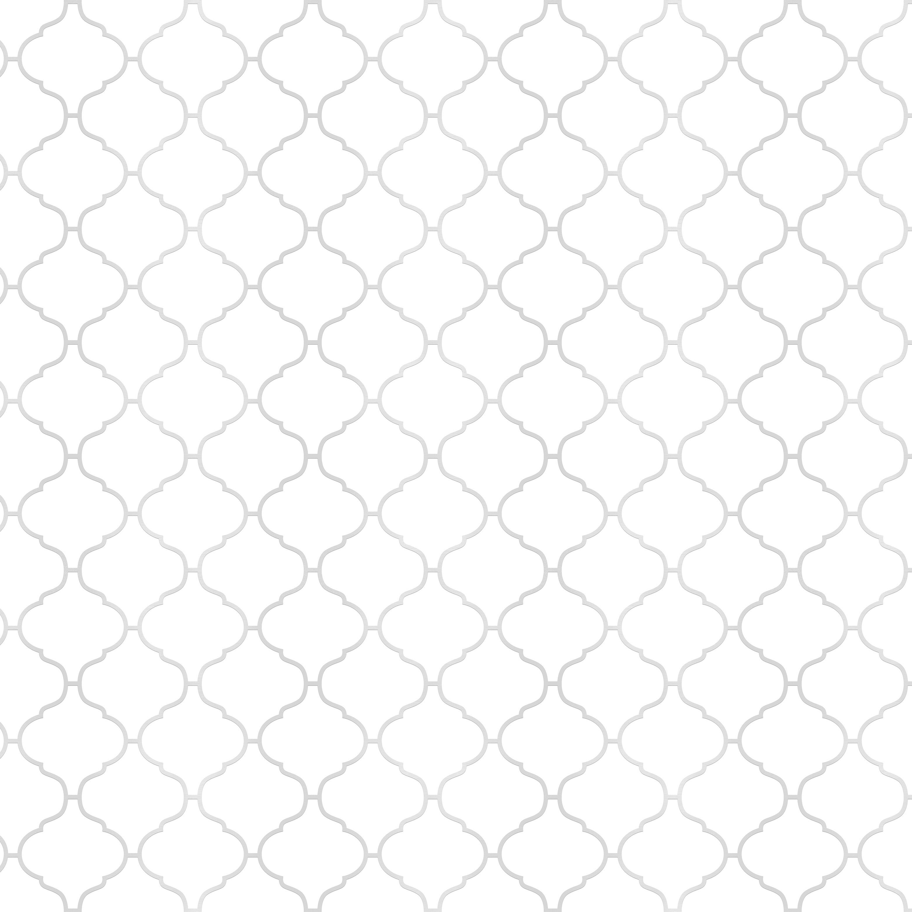 Изображение товара Стеновая панель Arabesque White 240x60 см влагостойкая глянцевая для кухни