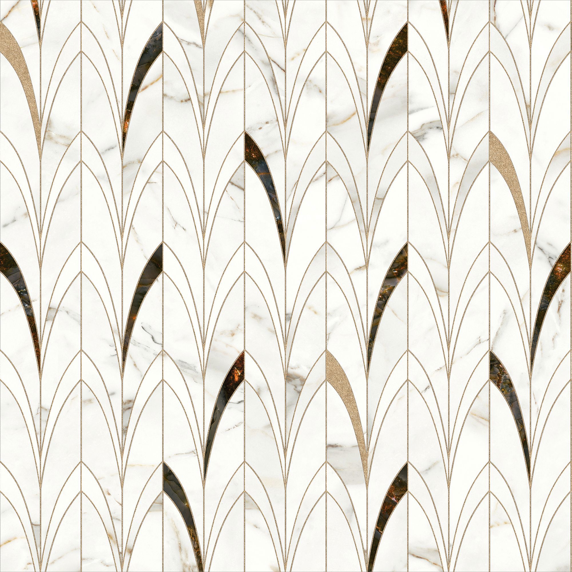 Изображение товара Стеновая панель Delicate Amber 120x0.4x60 см АКП цвет белый