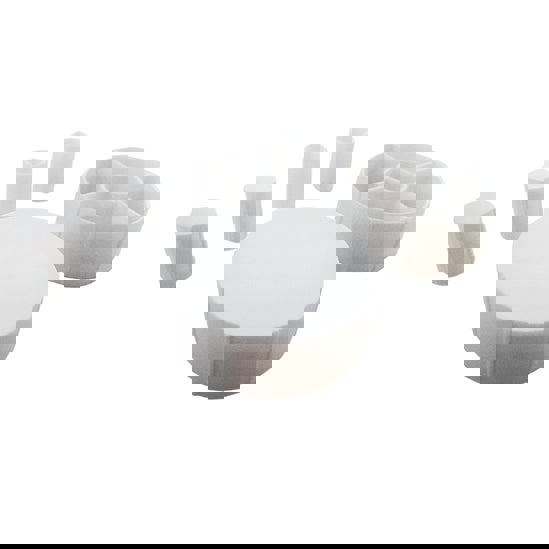 Изображение товара Заглушка на отверстие под петлю Hettich 35 мм белая 2 шт пластиковая Германия