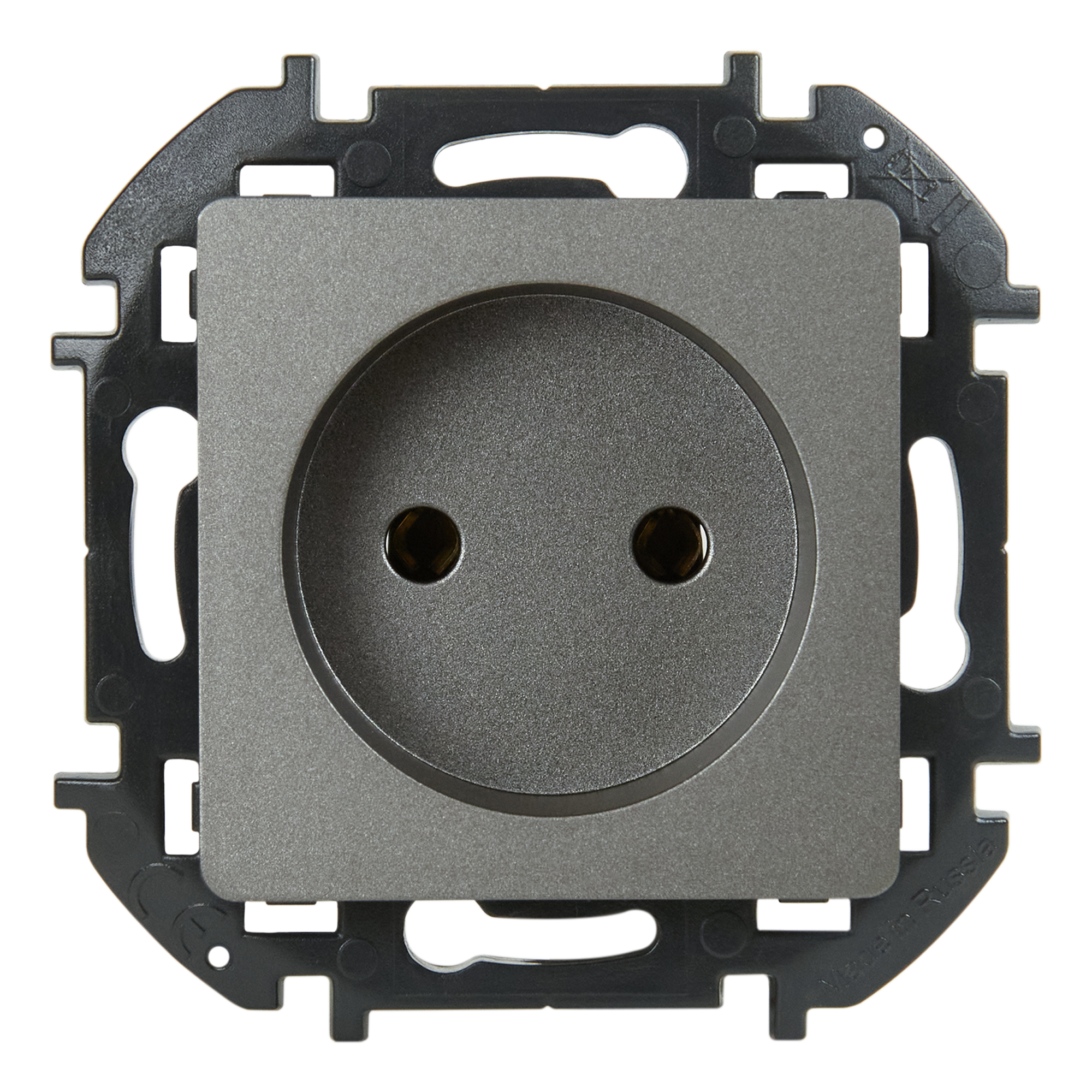 Изображение товара Розетка без заземления - Lexman Lilian - без шторок 16А 250В винтовые зажимы - титан