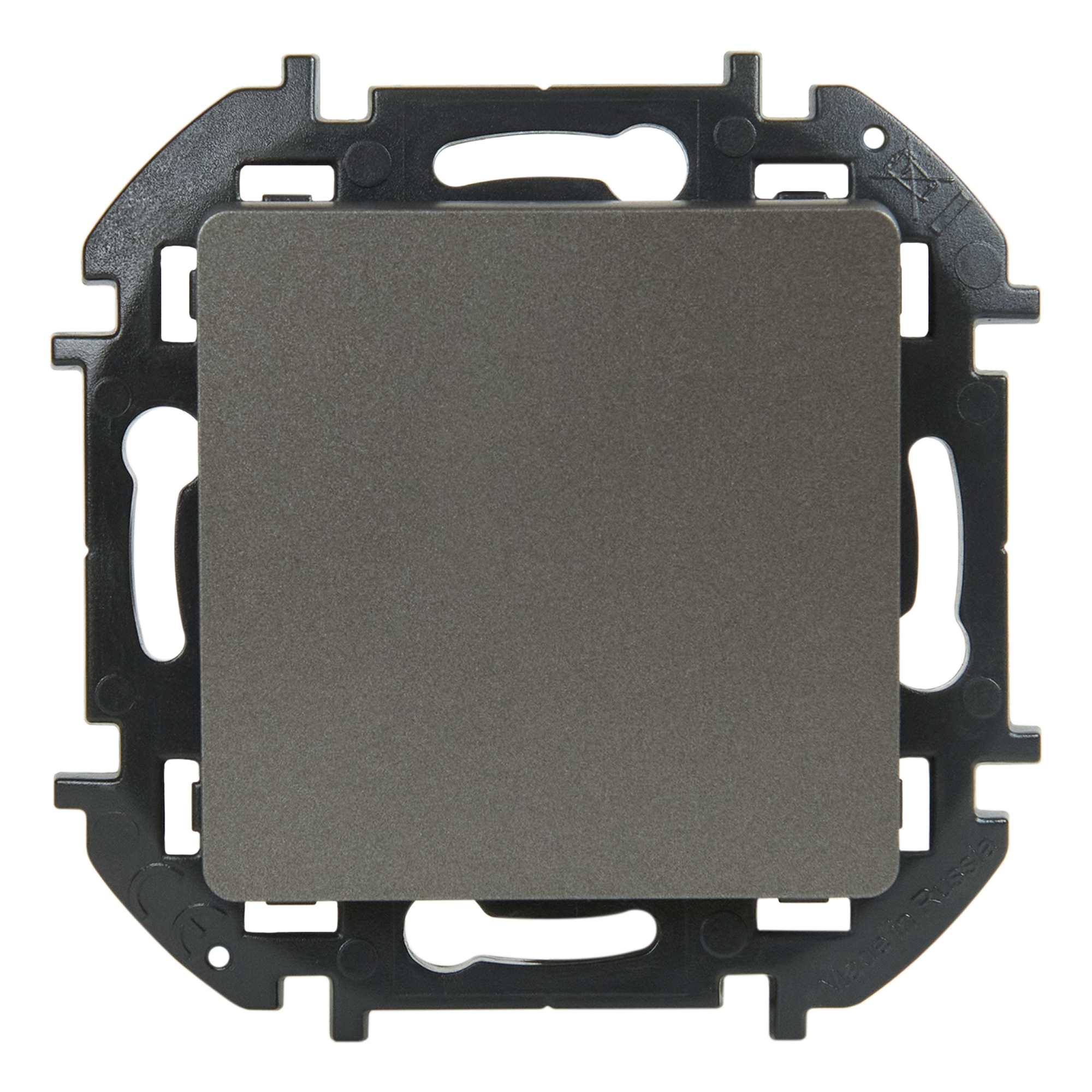 Изображение товара Переключатель одноклавишный - Lexman Lilian - 10А 250В безвинтовые зажимы - титан