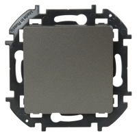 Изображение товара Выключатель одноклавишный Lexman Lilian 10А 250В скрытый монтаж титан