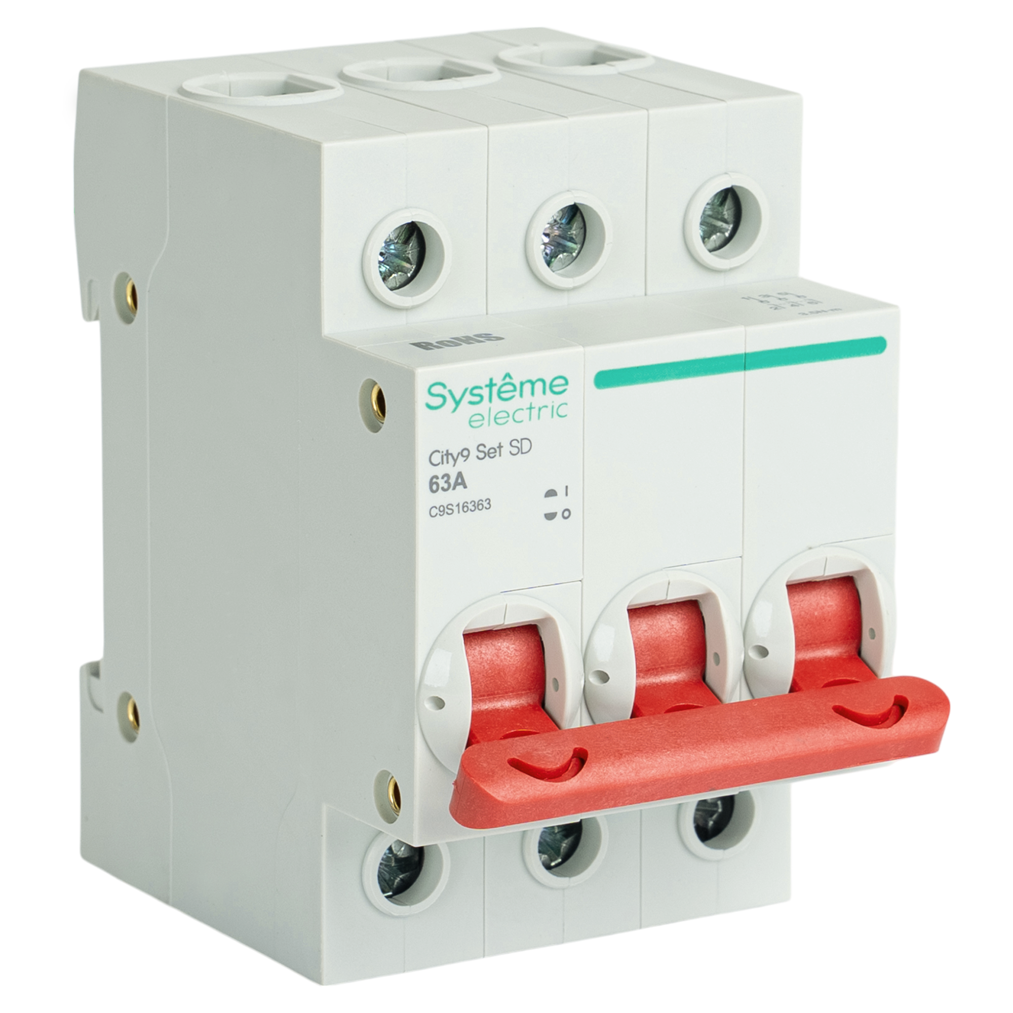 Выключатель нагрузки Systeme Electric City9 Set C9S16363 3P C63 А 6 кА - 1