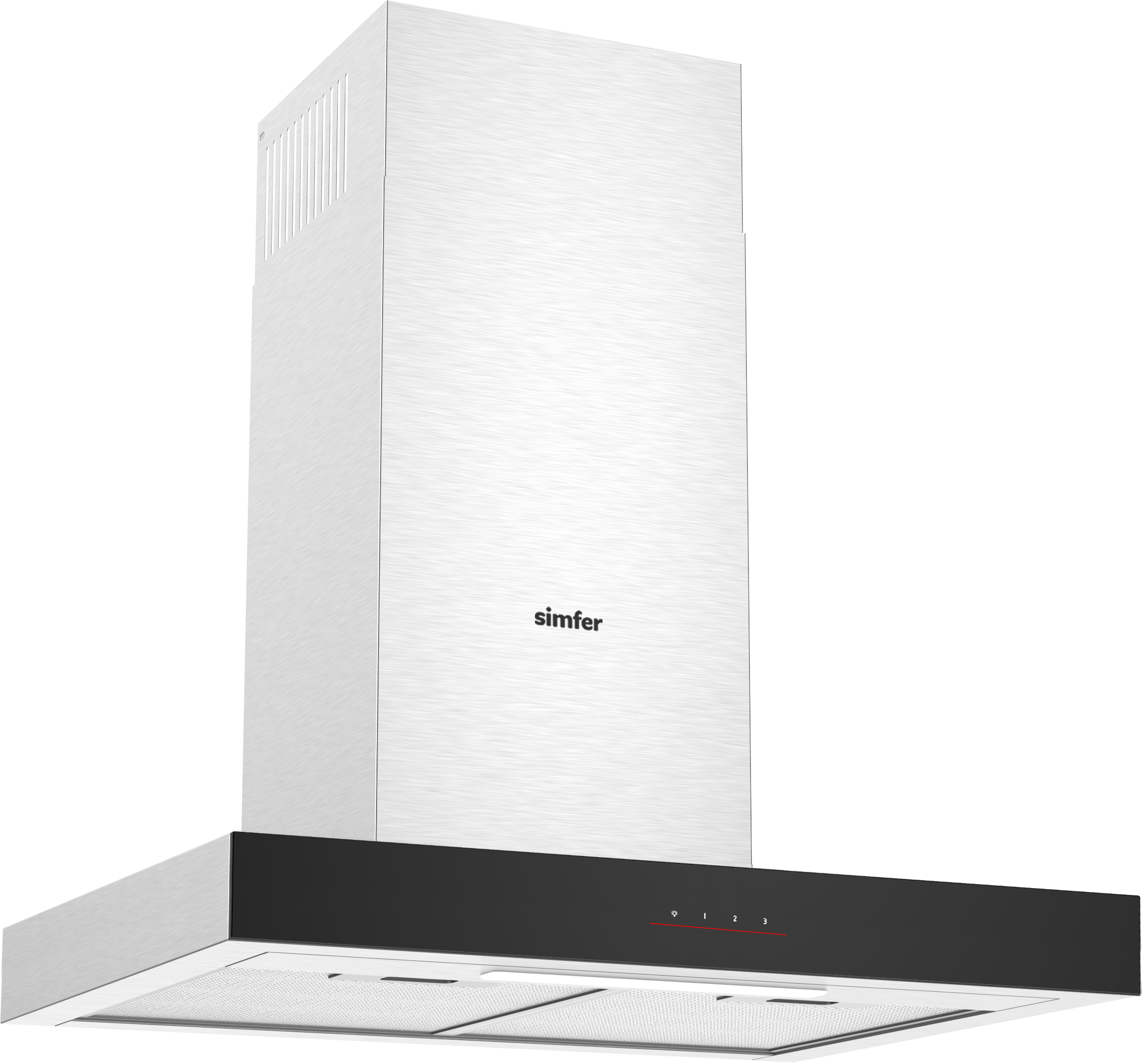 Изображение товара Вертикальная вытяжка Simfer SM66M2 60см цвет серый/серебристый