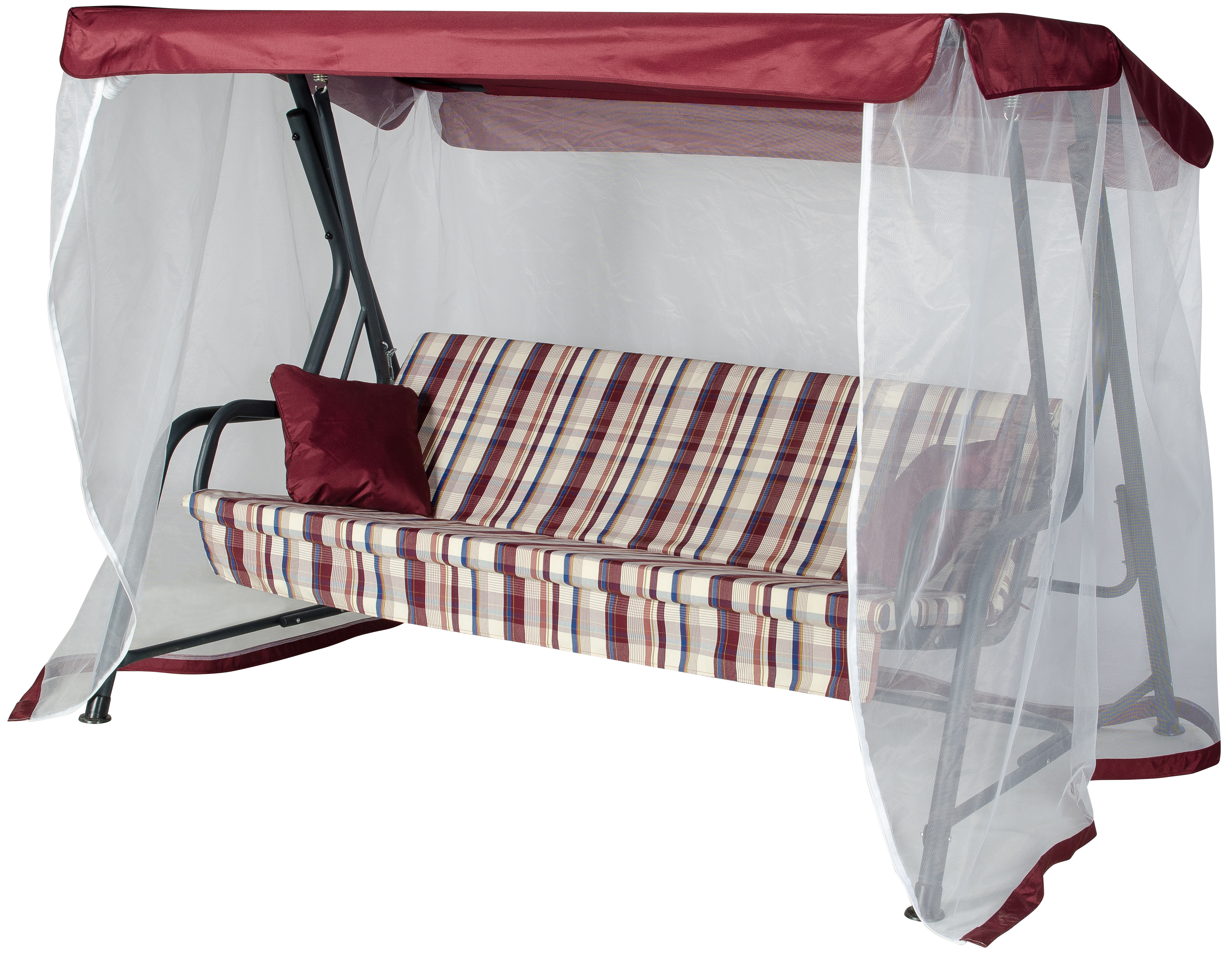 Изображение товара Качели садовые Удачная мебель A46А 336 Панама на 3 места