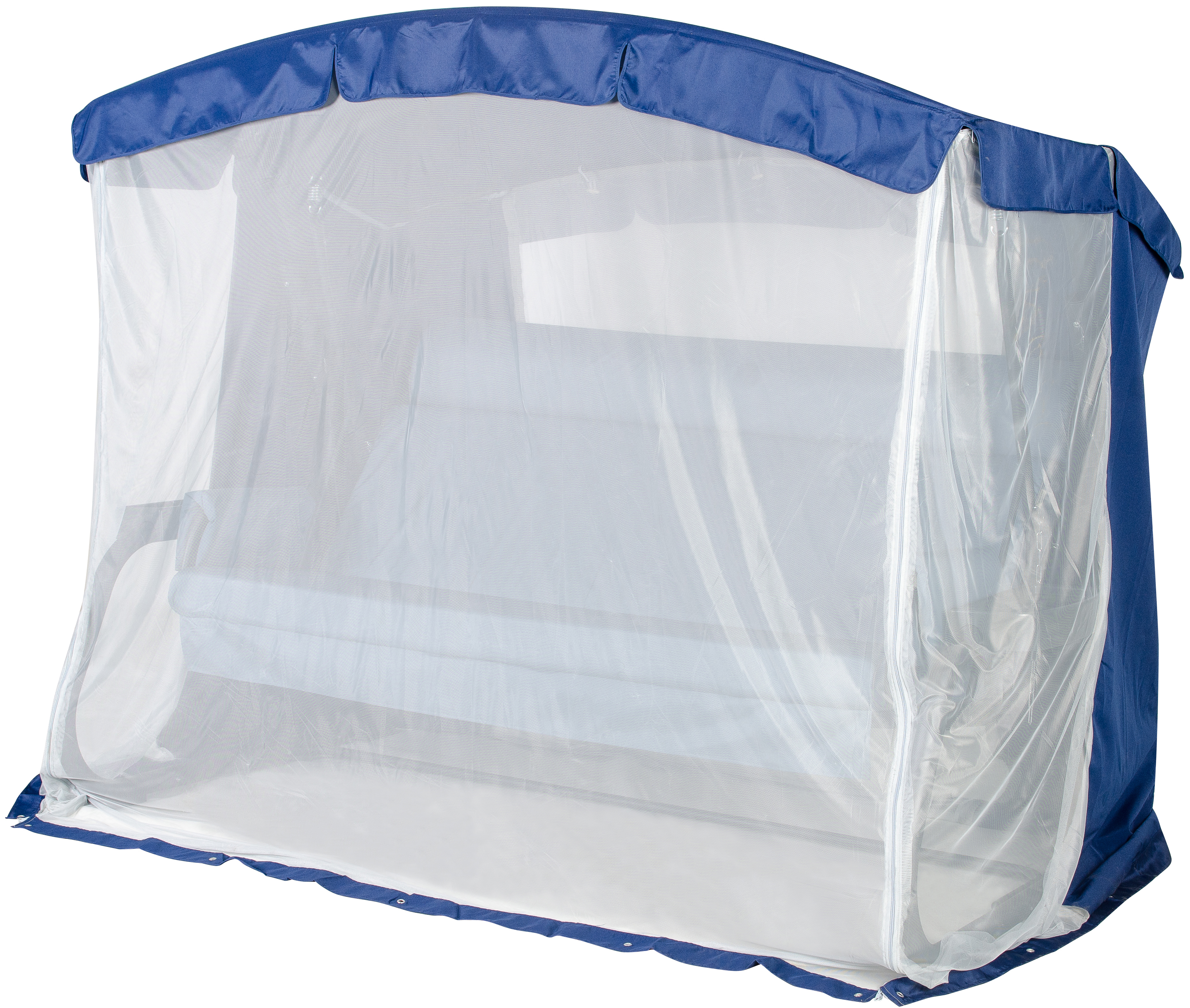 Изображение товара Качественные садовые качели Мерида Удачная мебель 3 места с навесом и москитной сеткой