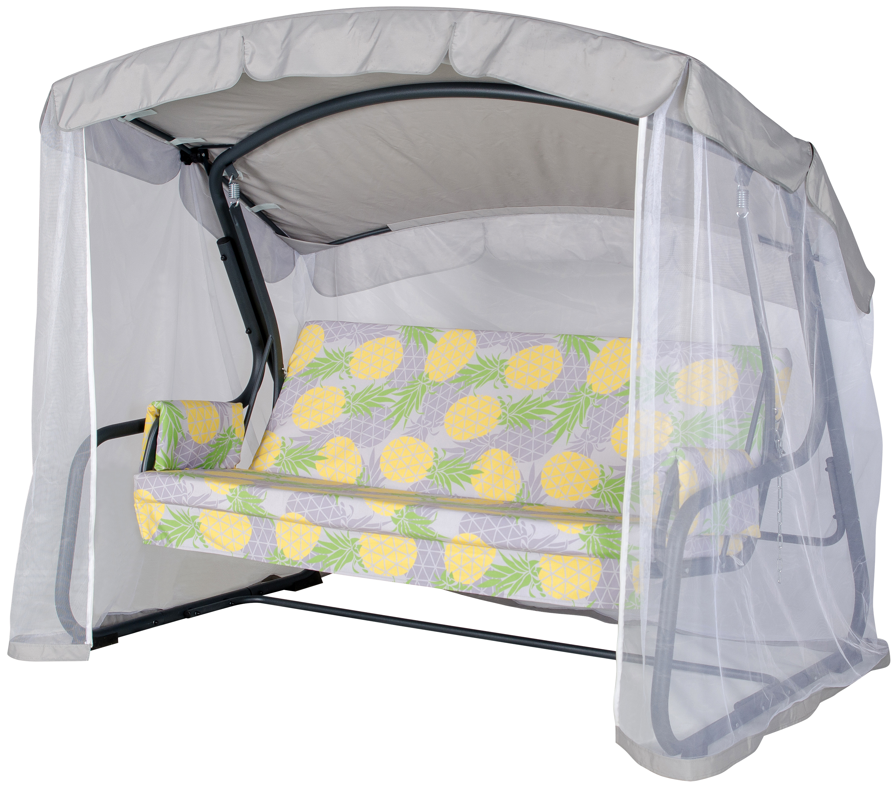 Изображение товара Качели садовые Удачная мебель A45А 568 Тропикана 3-х местные до 300 кг разноцветный