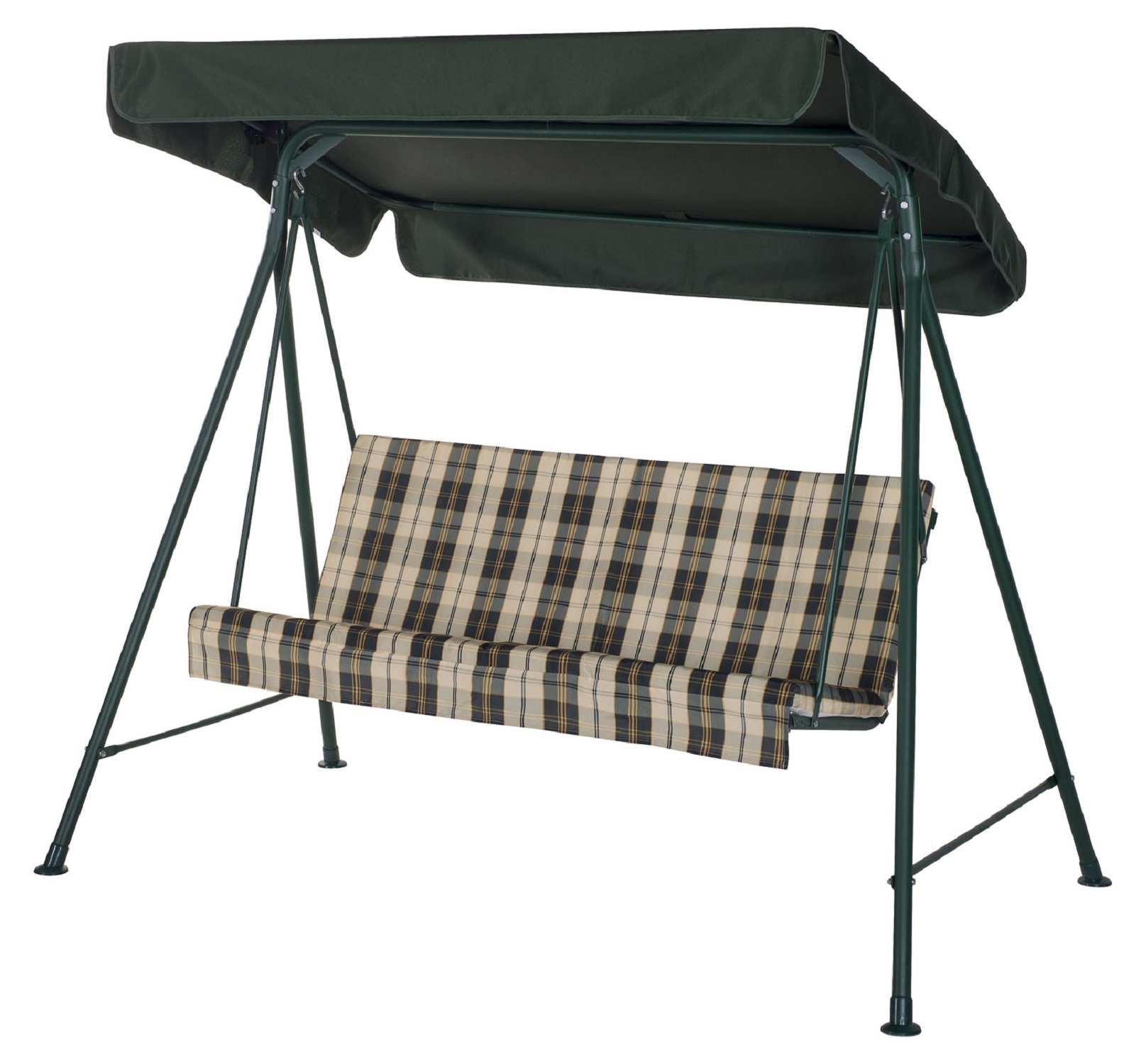 Изображение товара Качели садовые Таити 2-х местные с регулируемым тентом и мягкими матрасами