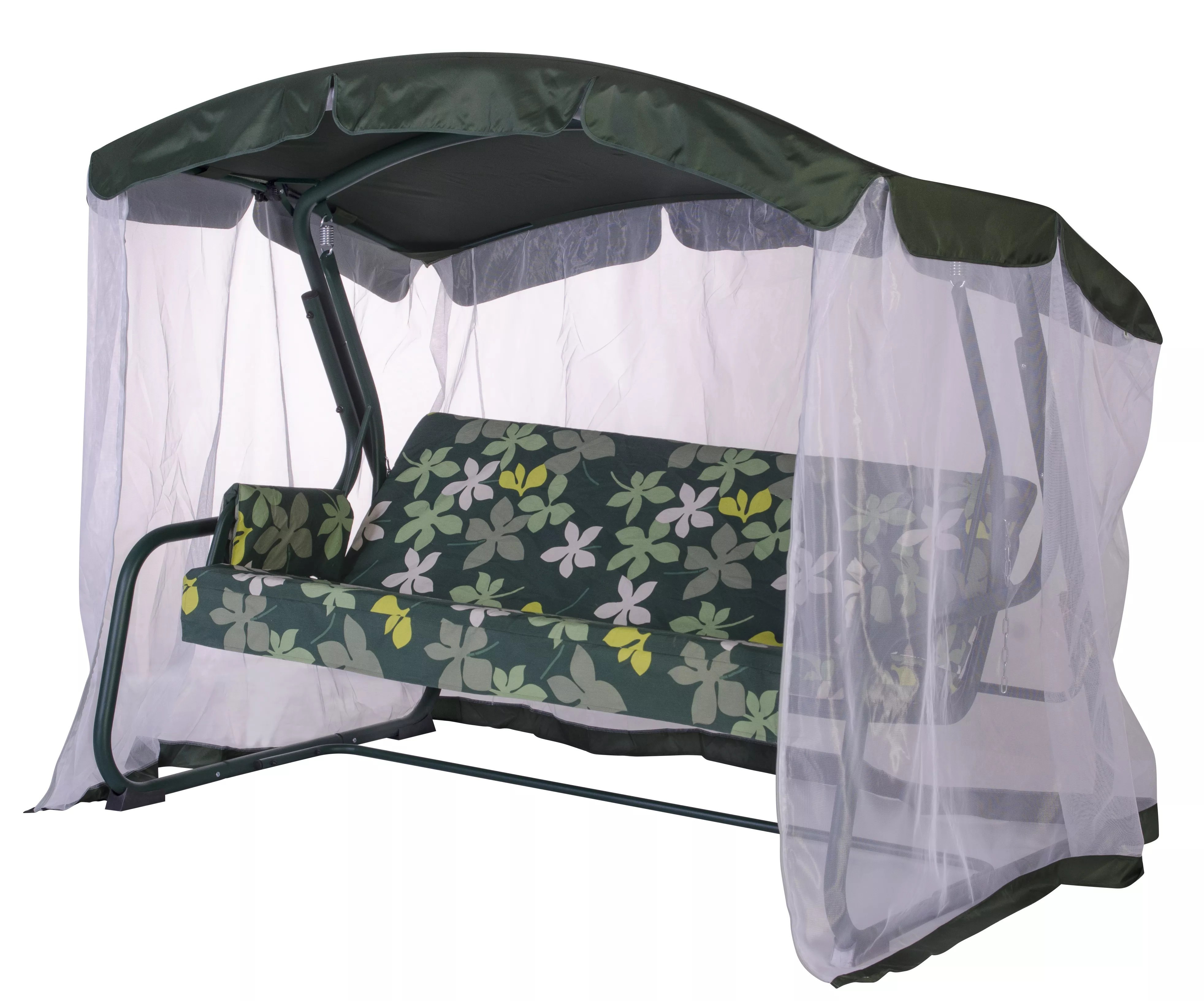 Изображение товара Качели садовые Удачная мебель A45G.551 Тропикана 3-х местные до 300 кг разноцветный