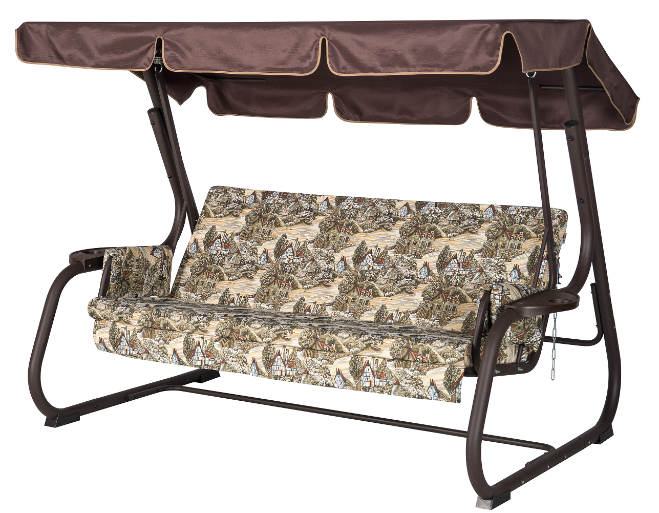 Изображение товара Качели садовые Майами 3-х местные до 300 кг цветные Удачная мебель