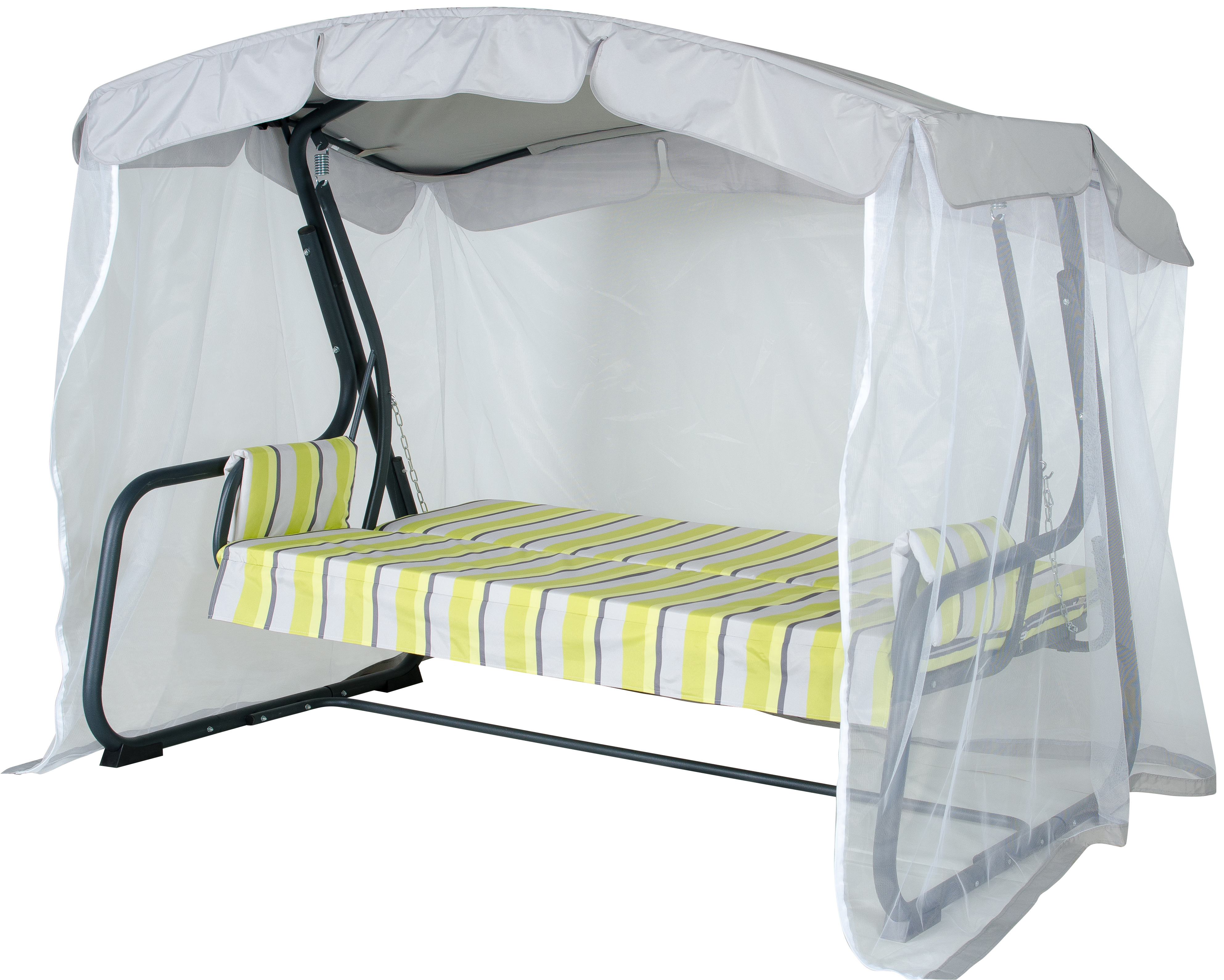 Изображение товара Качели садовые Тропикана Удачная мебель 3-х местные до 300 кг разноцветные