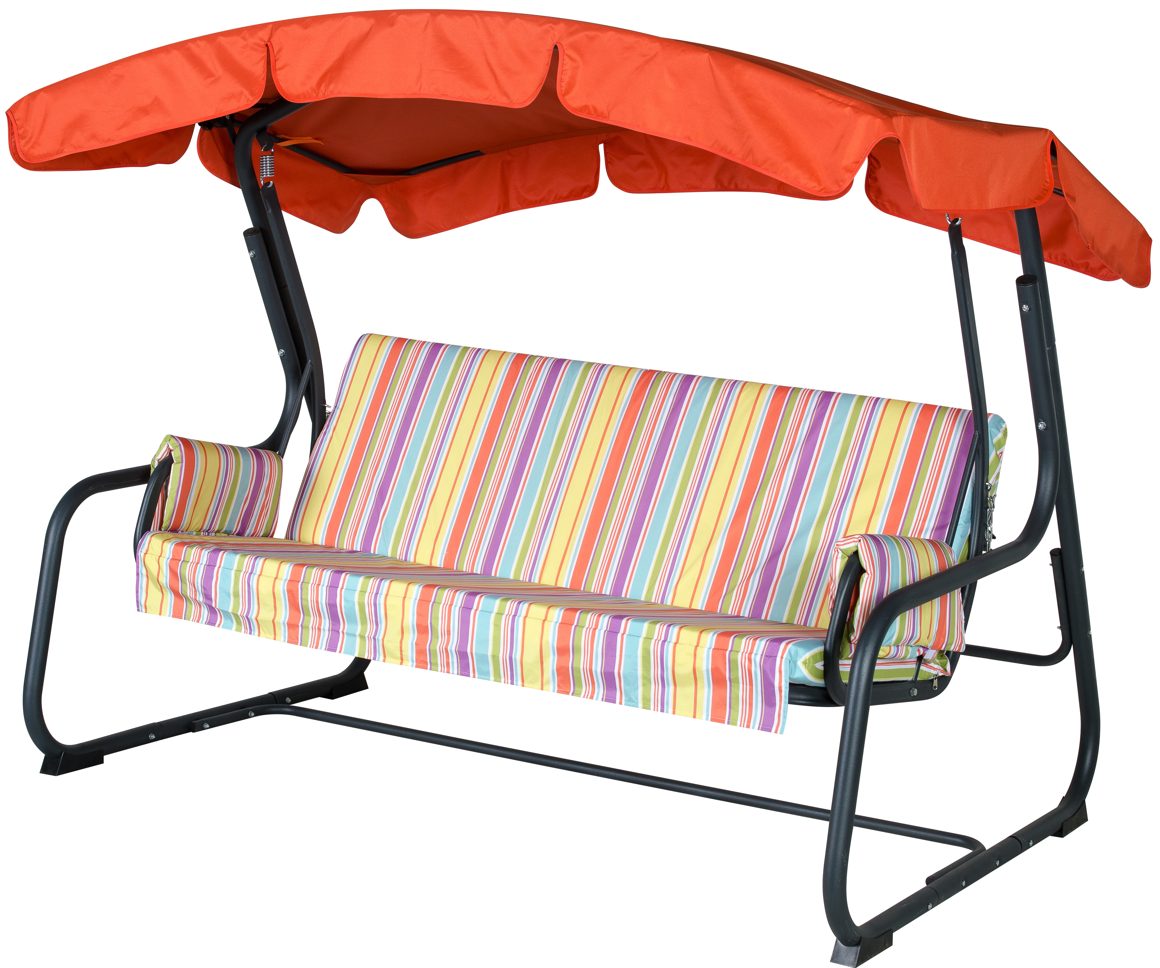 Изображение товара Качели садовые Удачная мебель A45A.318 Мальта 3-х местные до 300 кг разноцветный