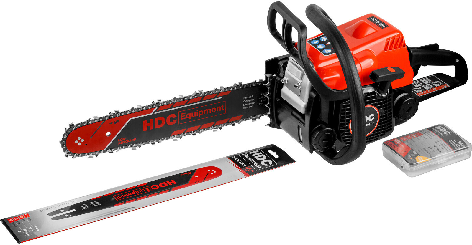 Изображение товара Цепная пила бензиновая HDC HD-C180 2 л.с. шина 40 см