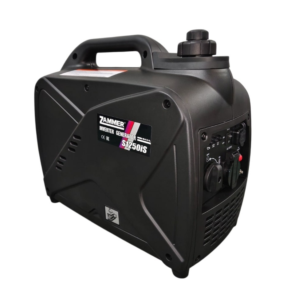 Изображение товара Генератор бензиновый Zammer S1250iS, 1.2 кВт
