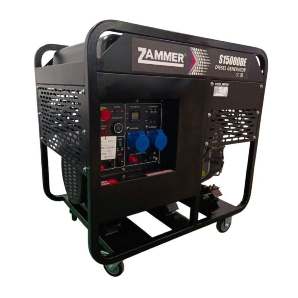 Изображение товара Генератор дизельный Zammer S15000DE, 16 кВт