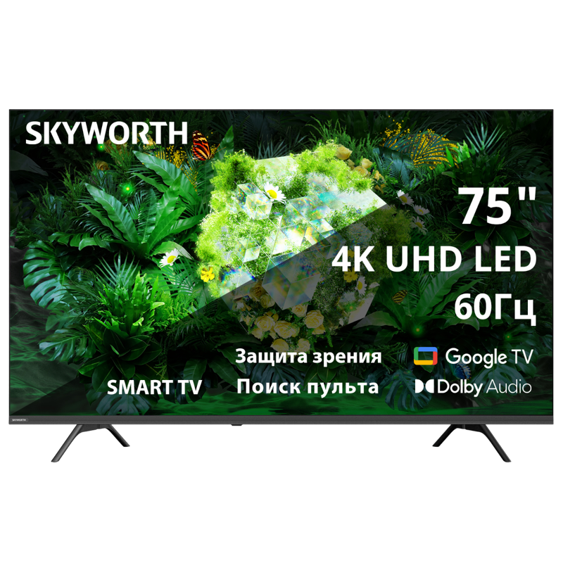 Изображение товара Телевизор Skyworth 75g66g 75" 190 см цвет черный