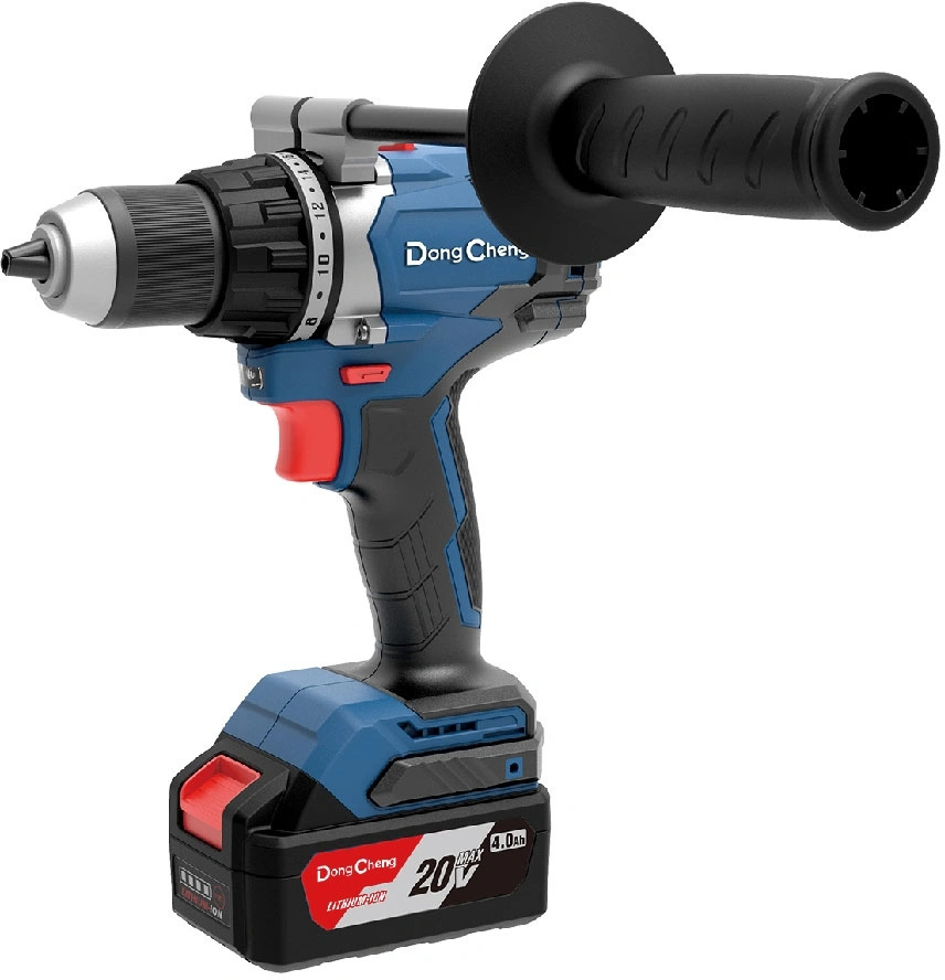 Изображение товара Дрель-шуруповерт Dongcheng DCJZ06-13 20В 2x5Ач, бесщеточная, 120 Нм