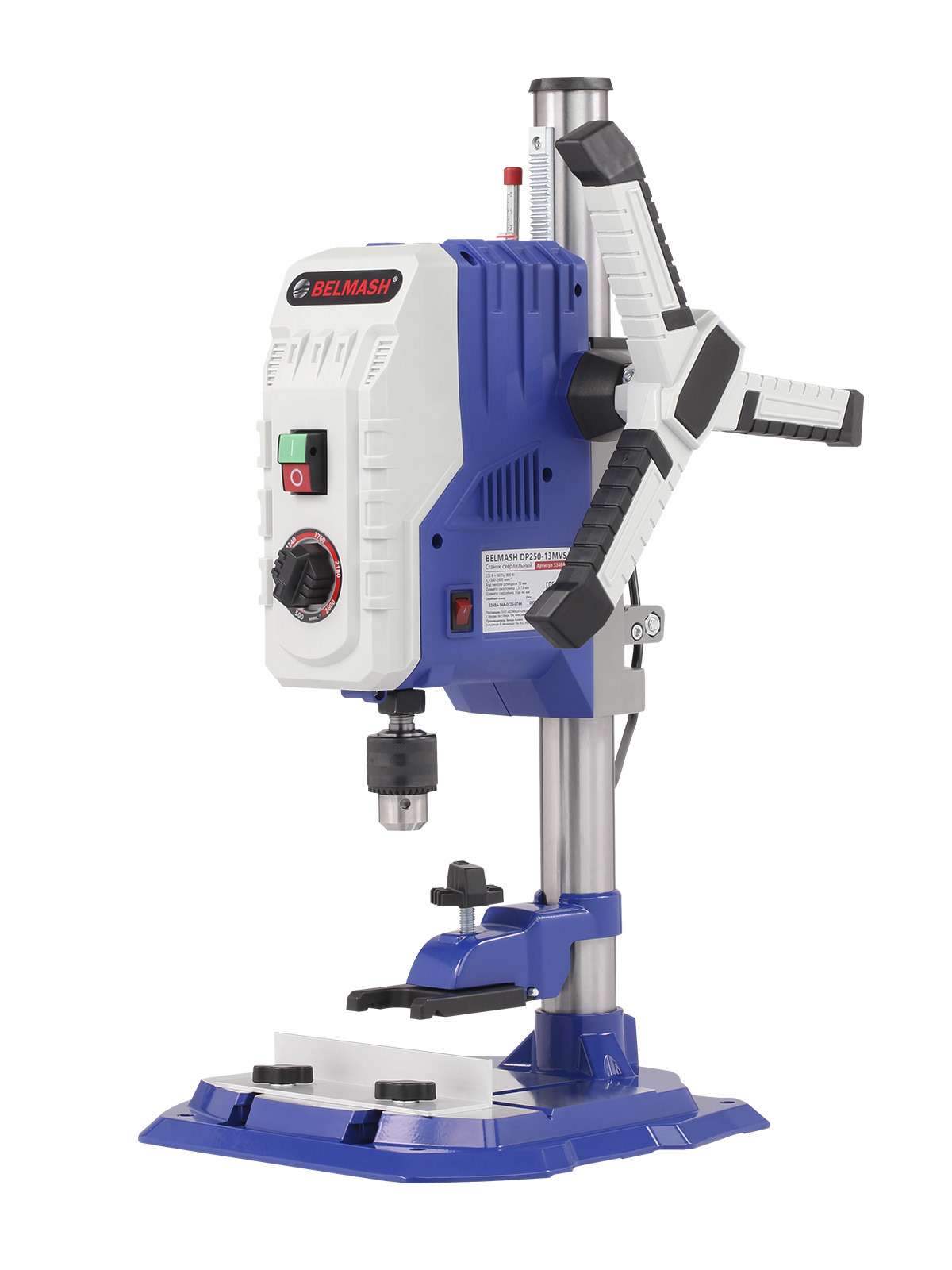 Изображение товара Станок сверлильный Belmash Dp250-13Mvs, 800 Вт