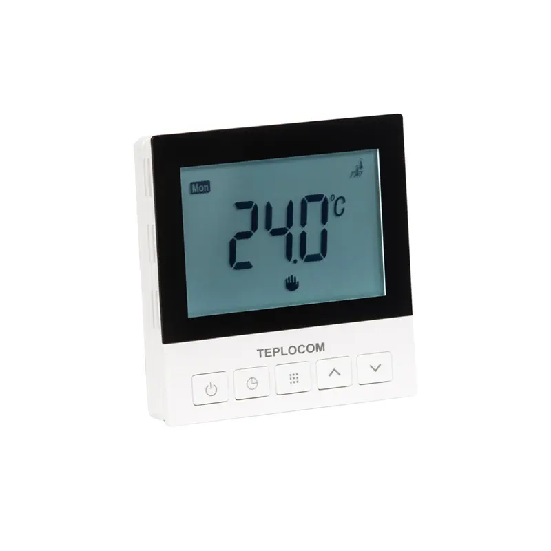 Изображение товара Термостат TEPLOCOM TSF-Prog-220/16A для теплого пола встраиваемый электронный