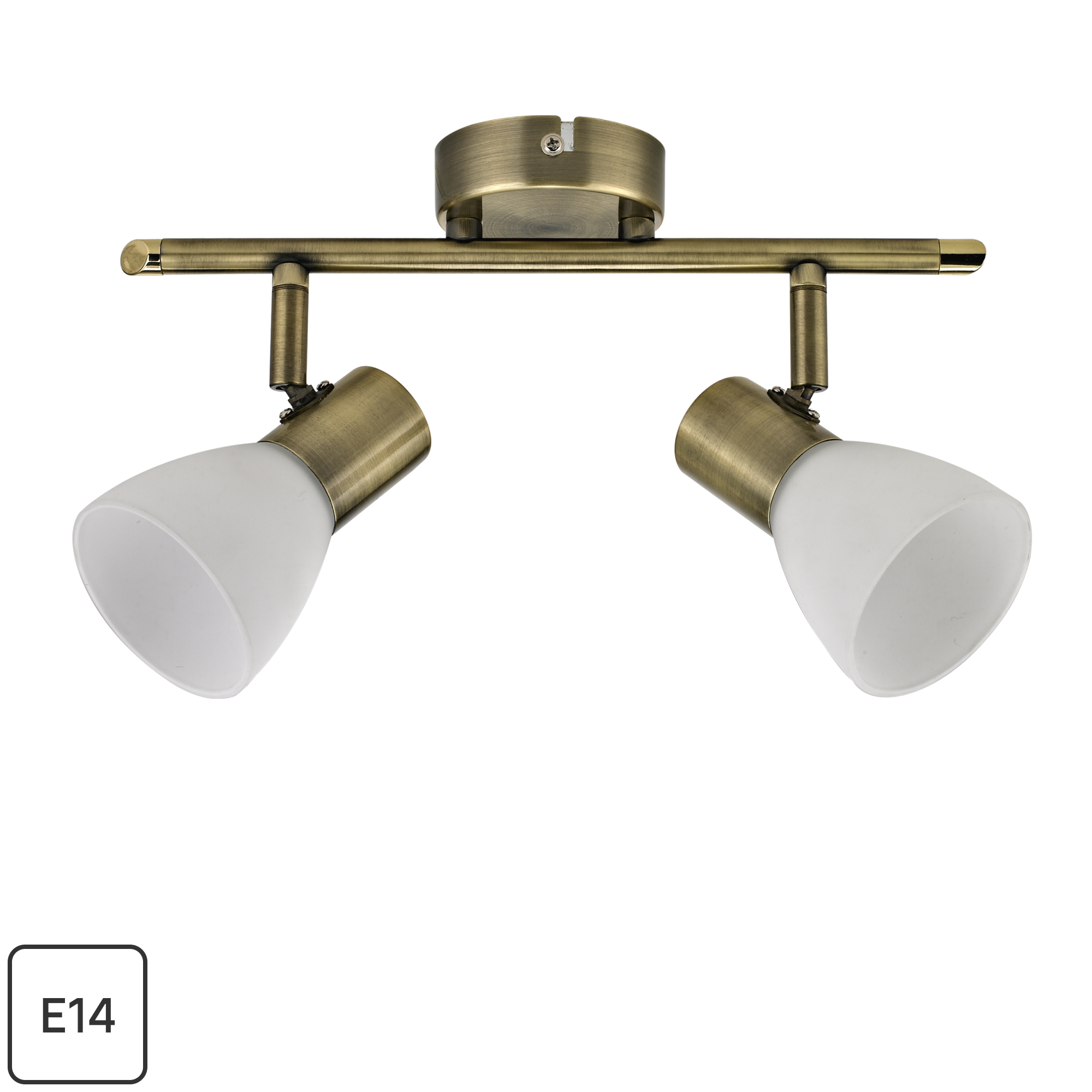 Изображение товара Спот поворотный Inspire City 2 лампы E14 бронзовый для сухих помещений