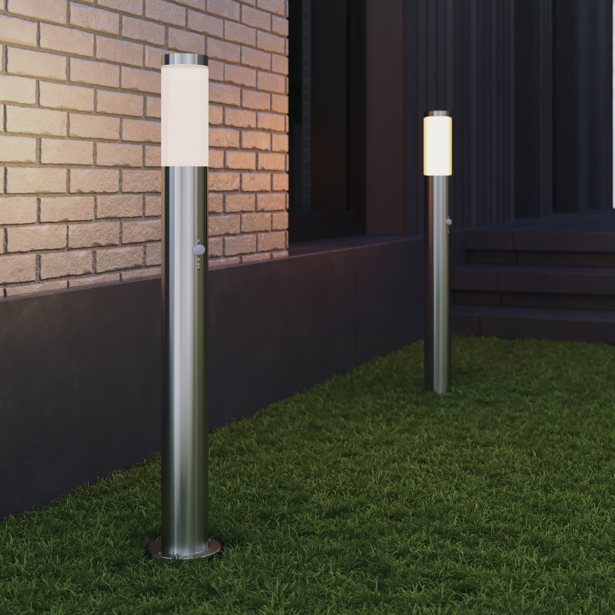 Изображение товара Уличный фонарь Bergen 80 см IP44 E27 25 Вт водостойкий серый