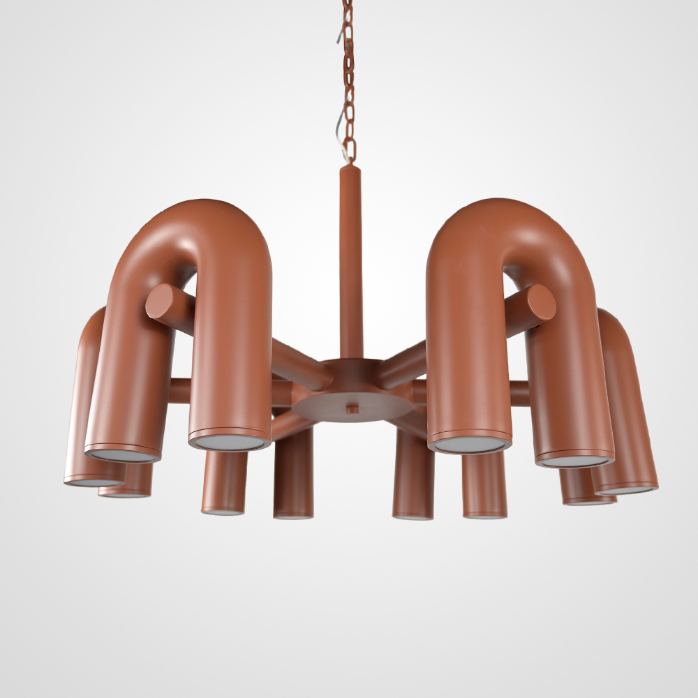 Изображение товара Люстра подвесная светодиодная Imperiumloft Fanny оранжевая