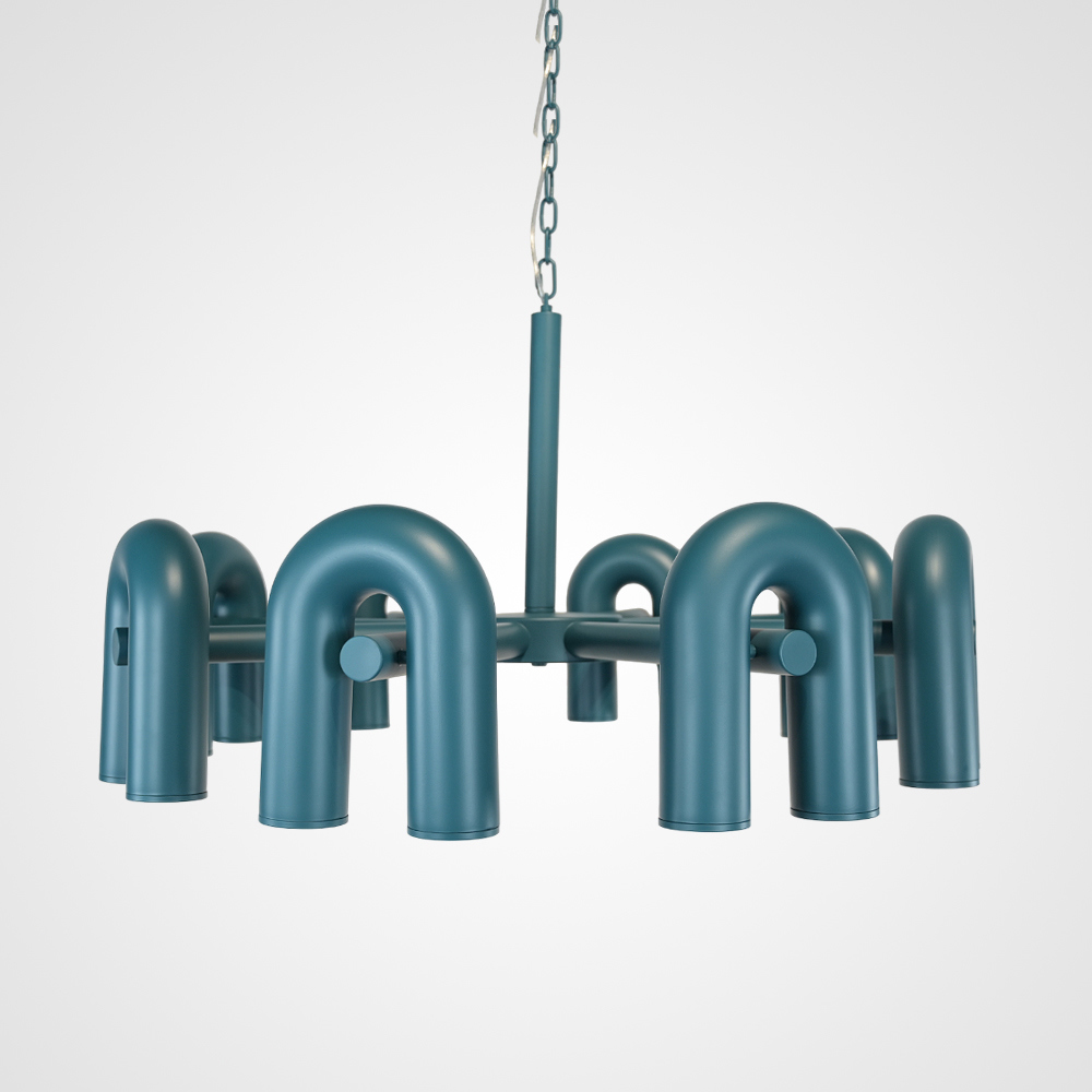 Изображение товара Люстра подвесная светодиодная Imperiumloft Fanny green Impr_212349-23 60 м² теплый белый свет цвет зеленый