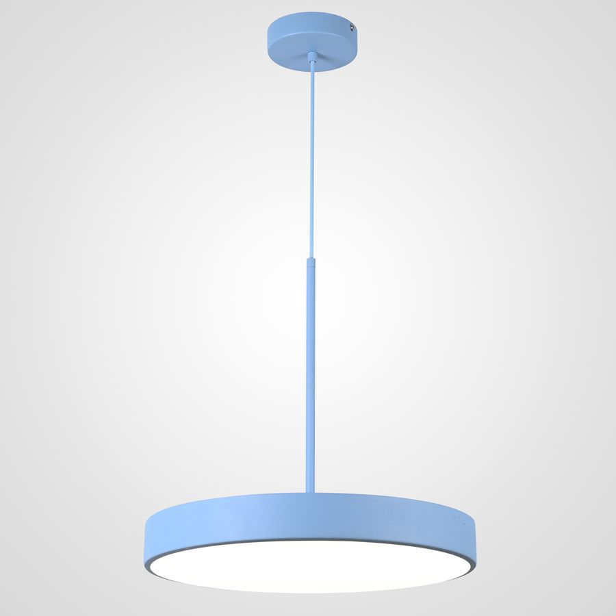 Изображение товара Светильник подвесной светодиодный Imperiumloft Turna one blue by imperiumloft Impr_183487-26 7 м² белый свет цвет синий