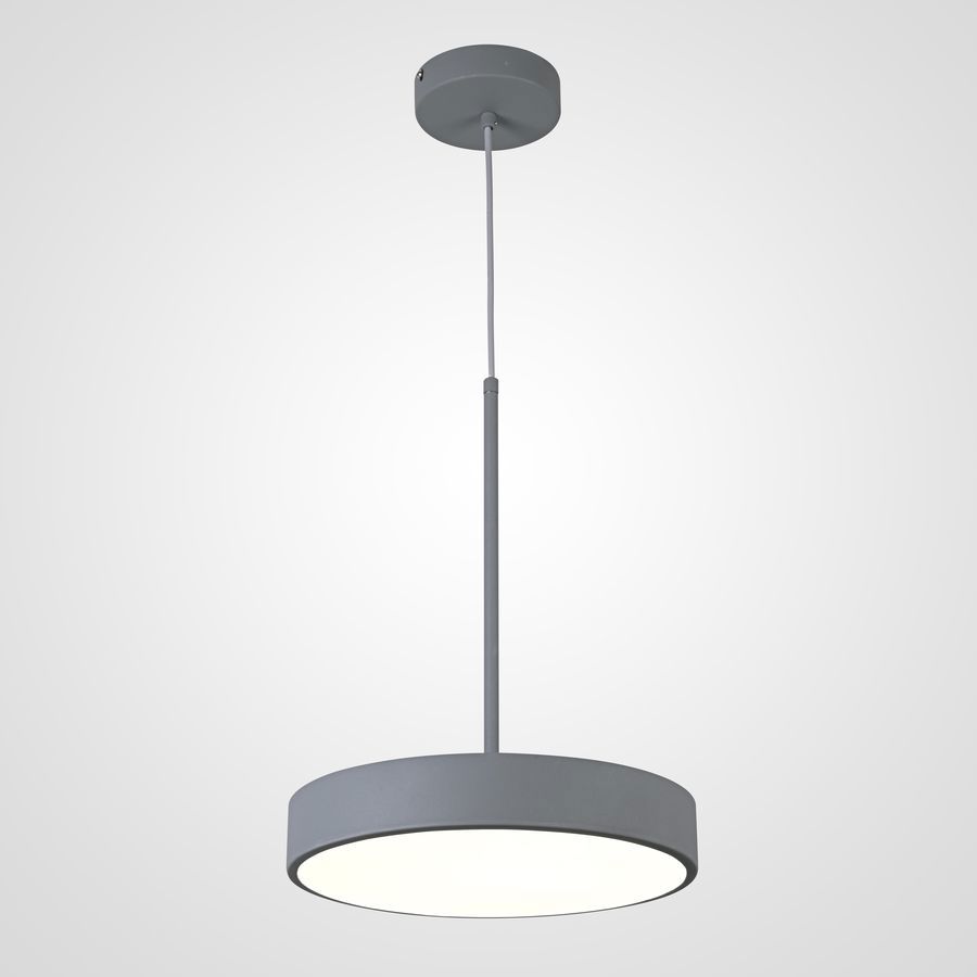 Изображение товара Светильник подвесной светодиодный Imperiumloft Turna gray Impr_183490-26 7 м² белый свет цвет серый