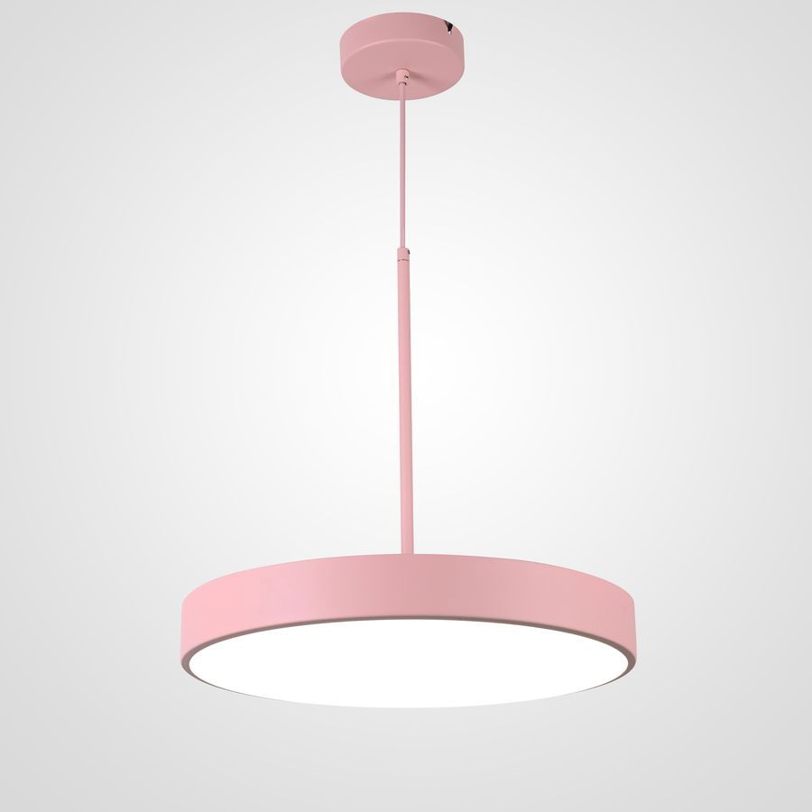 Изображение товара Светильник подвесной светодиодный Imperiumloft Turna pink Impr_183493-26 8 м² белый свет цвет белый/розовый