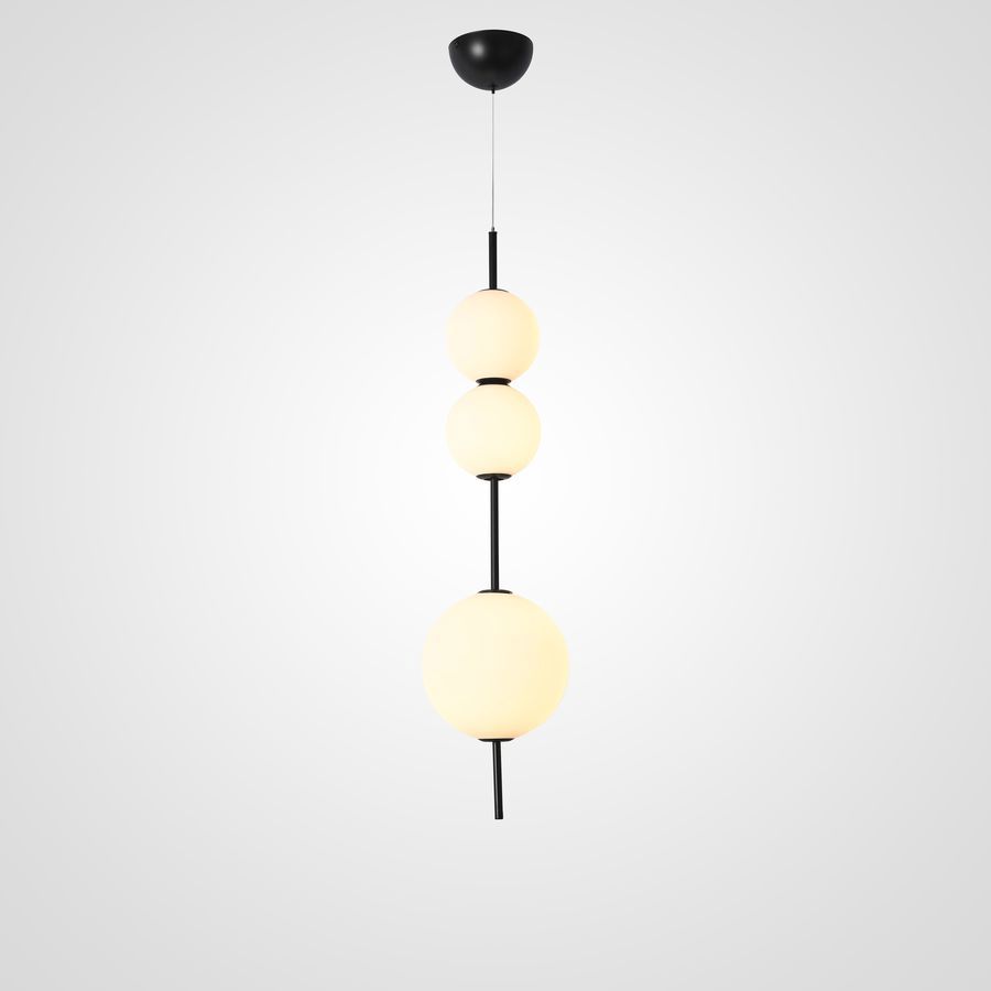 Изображение товара Светильник подвесной светодиодный Imperiumloft White beads pendant Impr_189529-22 10 м² белый свет цвет белый/черный