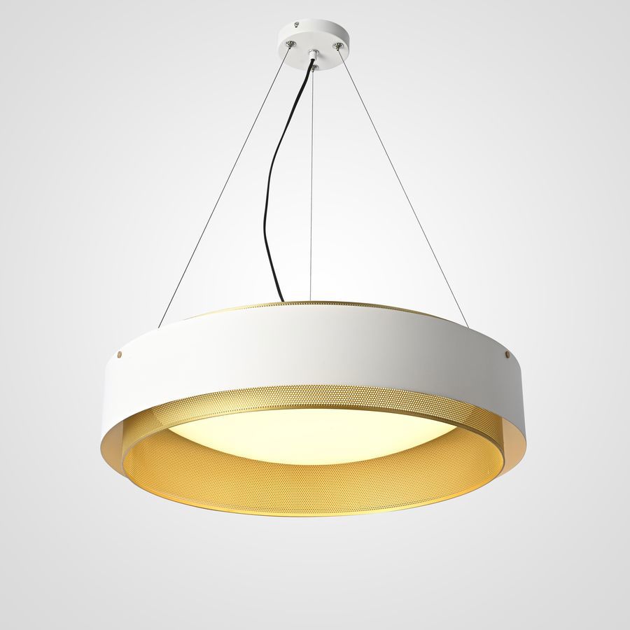 Изображение товара Светильник подвесной светодиодный Imperiumloft Casing Impr_189560-26 18 м² белый свет цвет белый/золотой