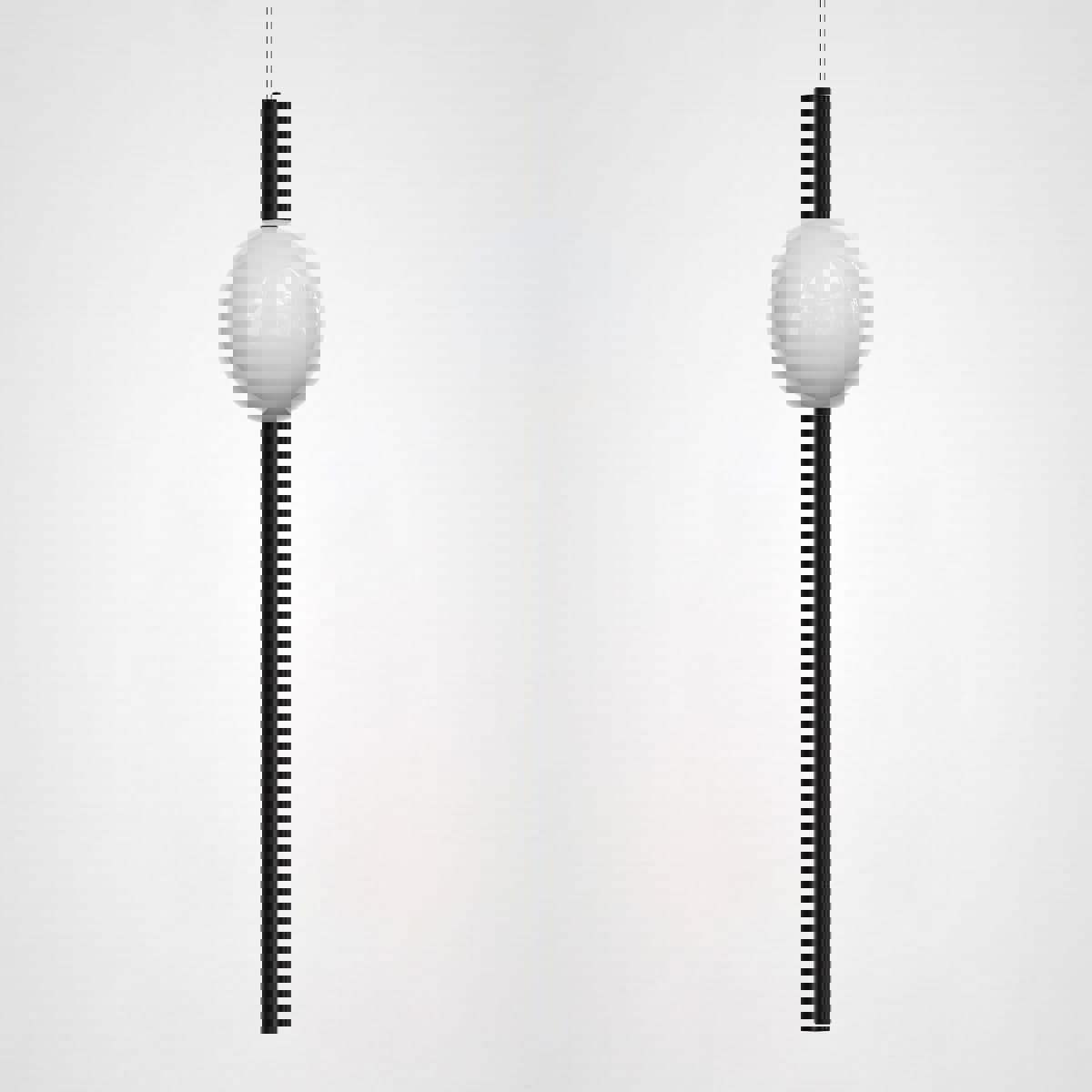 Изображение товара Светильник подвесной светодиодный Imperiumloft Orion globe light Impr_189784-22 5 м² белый свет цвет белый/черный