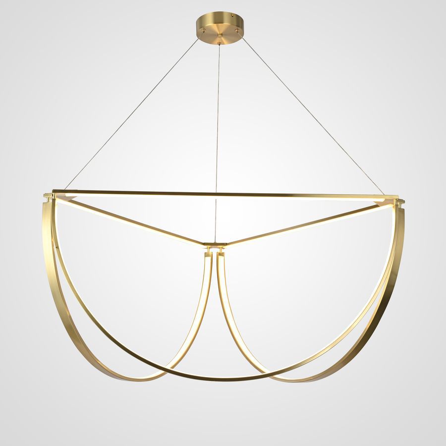 Изображение товара Светильник подвесной светодиодный Imperiumloft Solana light 79 м² регулируемый белый свет цвет жёлтый/золотой