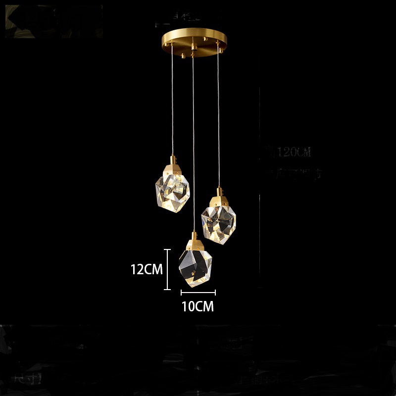 Изображение товара Светильник подвесной светодиодный Imperiumloft IMPR_193596-26 Cristel-one01 7 м² регулируемый белый свет цвет жёлтый/золотой