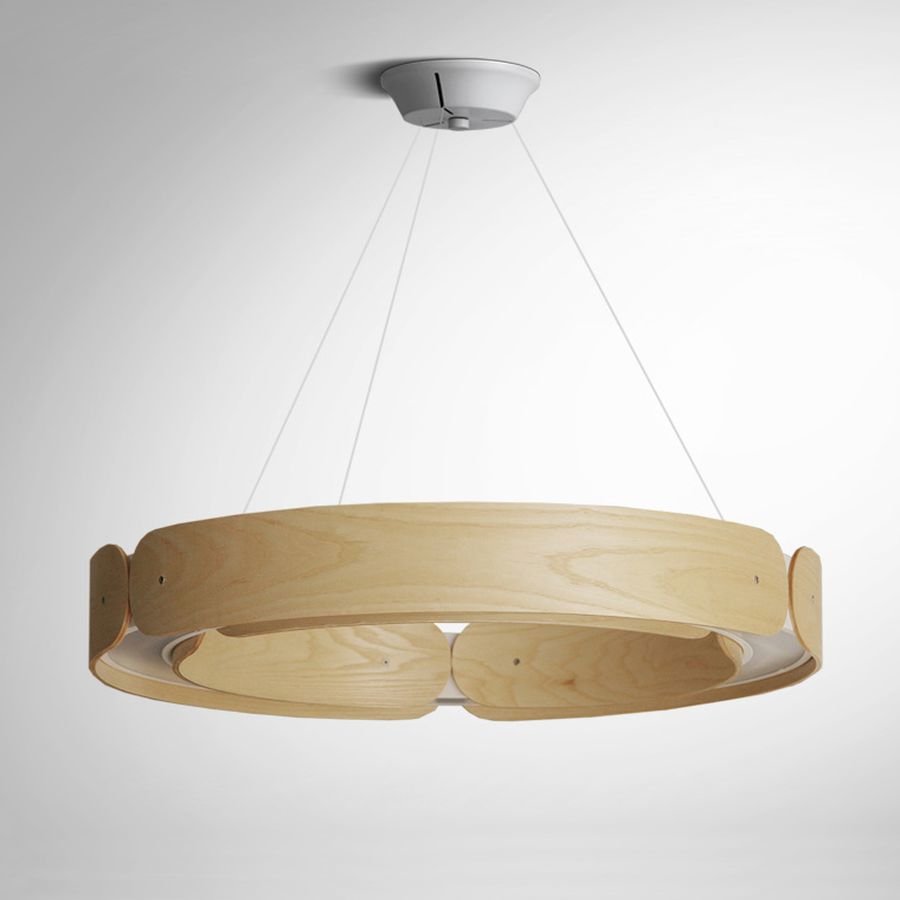 Изображение товара Подвесной светильник IMPERIUMLOFT RANGE 1 D70 Light wood 160Вт для натяжных потолков