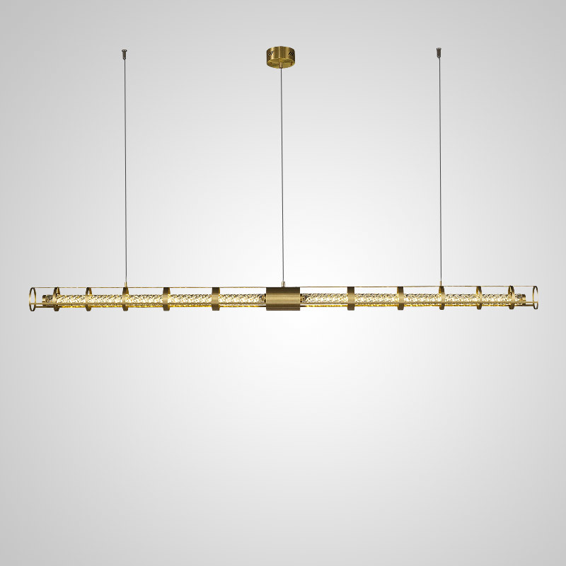 Изображение товара Светильник подвесной светодиодный Imperiumloft Optima Impr_204461-23 30 м² теплый белый свет цвет прозрачный/латунь