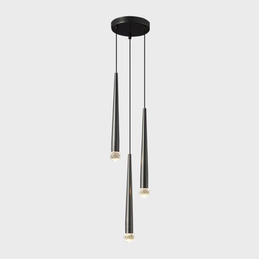 Изображение товара Светильник подвесной светодиодный Imperiumloft IMPR_228356-23 Magrit 2 м² регулируемый белый свет цвет черный