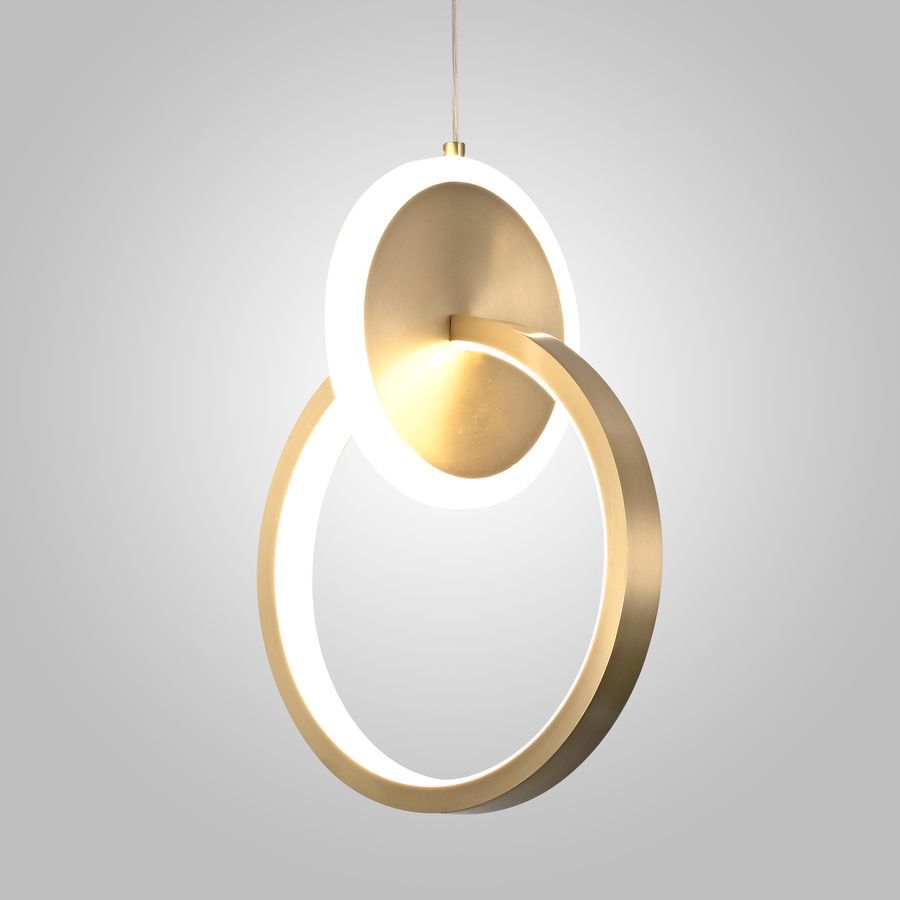 Изображение товара Светильник подвесной светодиодный Imperiumloft Randall а Impr_232608-23 3 м² белый свет цвет белый/латунь