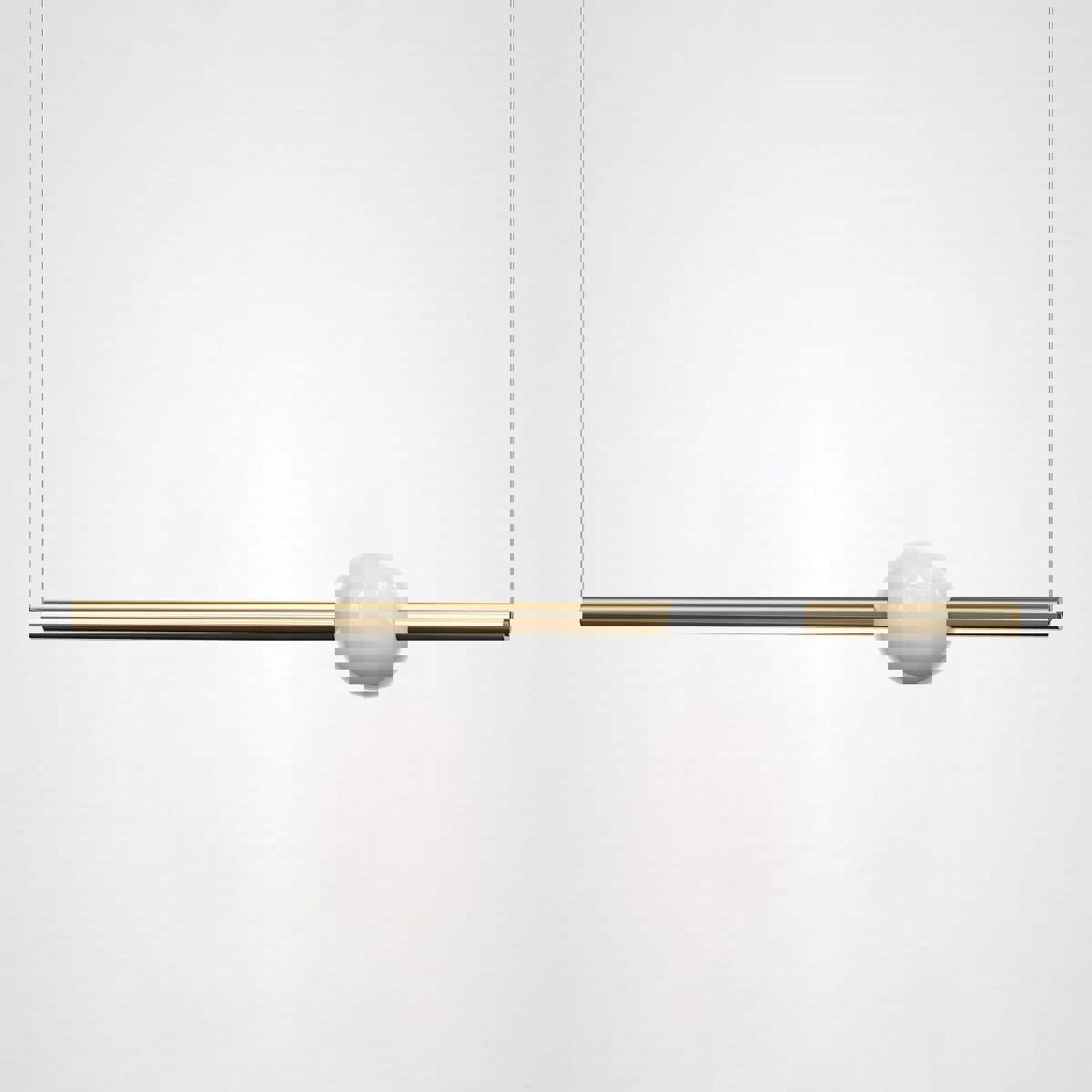 Изображение товара Светильник подвесной светодиодный Imperiumloft Orion globe Impr_85411-22 5 м² белый свет цвет белый/золотой