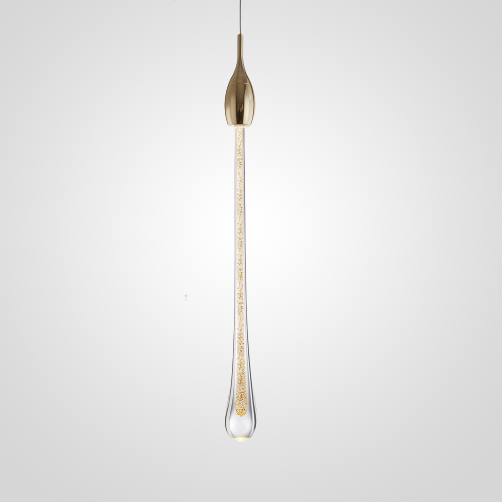 Изображение товара Светильник подвесной светодиодный Imperiumloft Fial Impr_134739-22 1 м² белый свет цвет прозрачный/золотой
