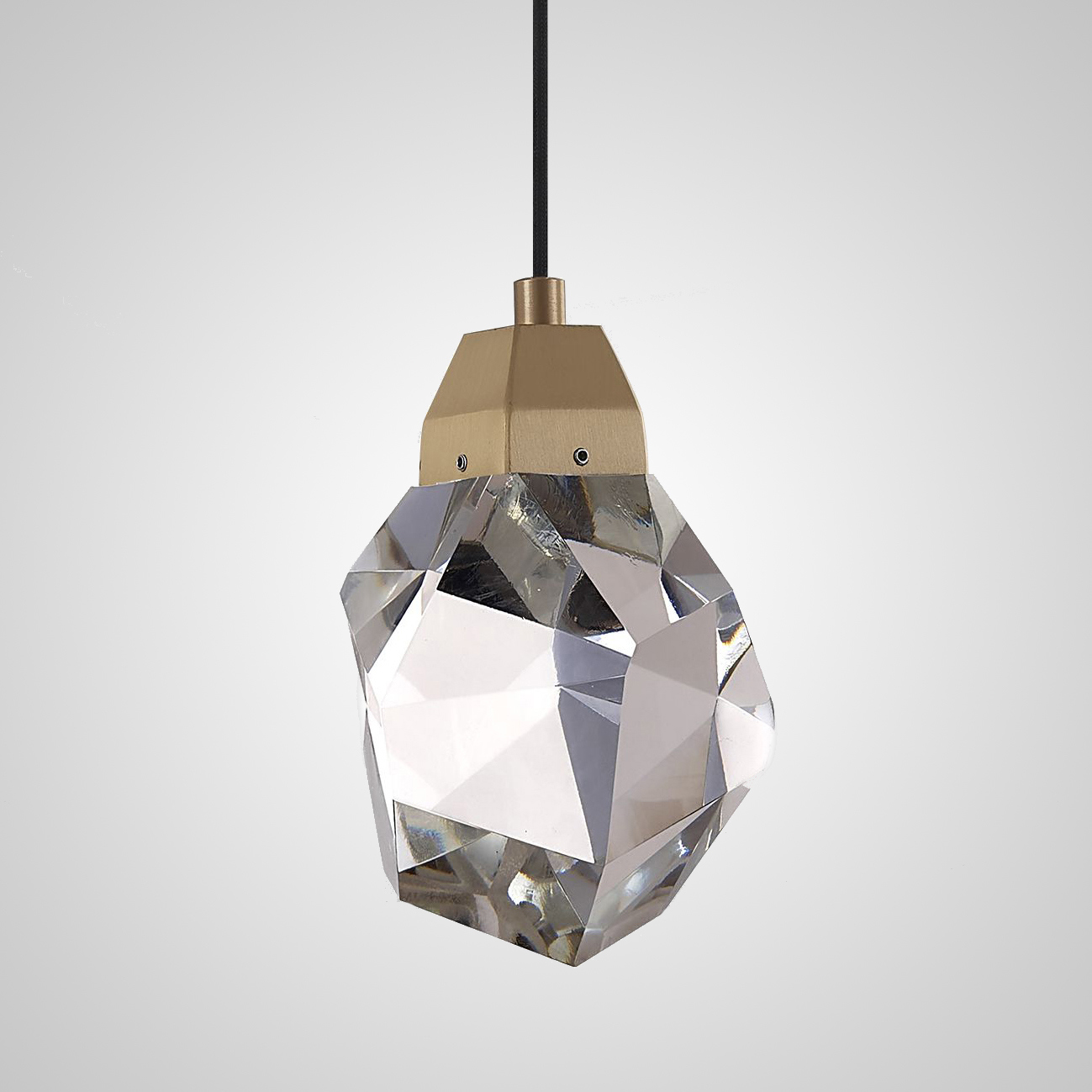 Изображение товара Подвесной светильник CRISTEL ONE IMPERIUMLOFT 2 м2 латунь хрусталь стильный светильник