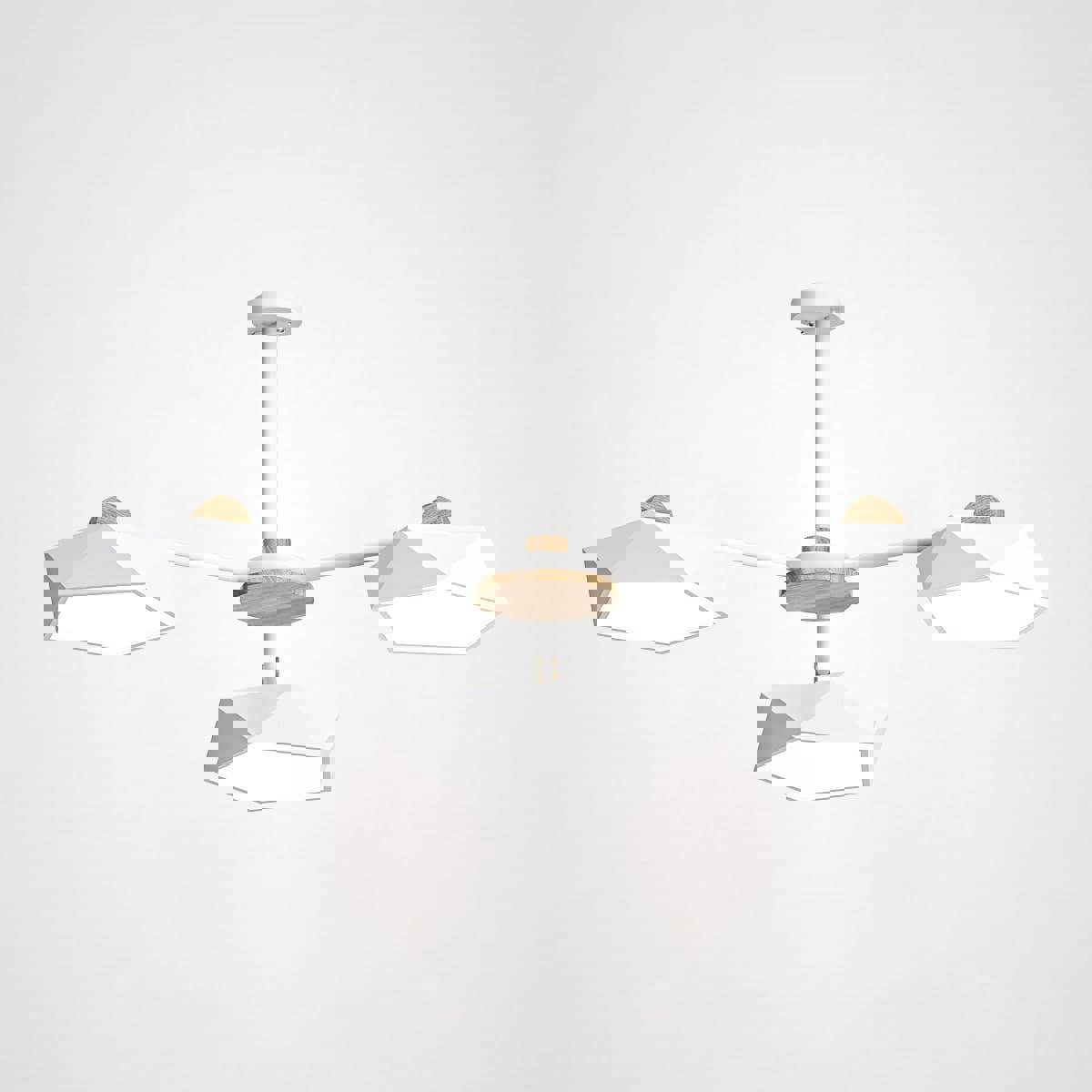 Изображение товара Люстра на штанге светодиодная Imperiumloft Geometric белая 12Вт